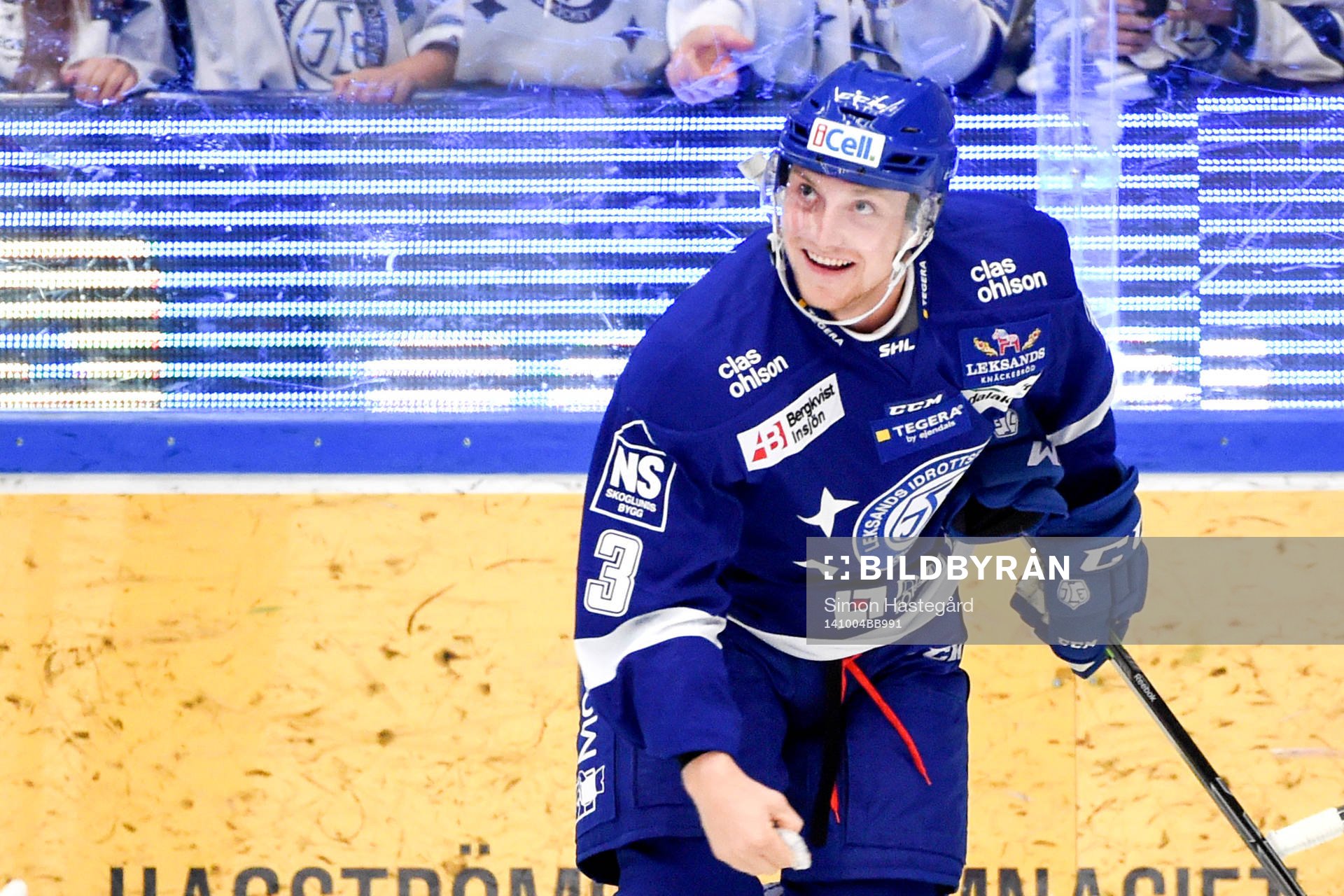 Leksands Bobbo Petersson jublar