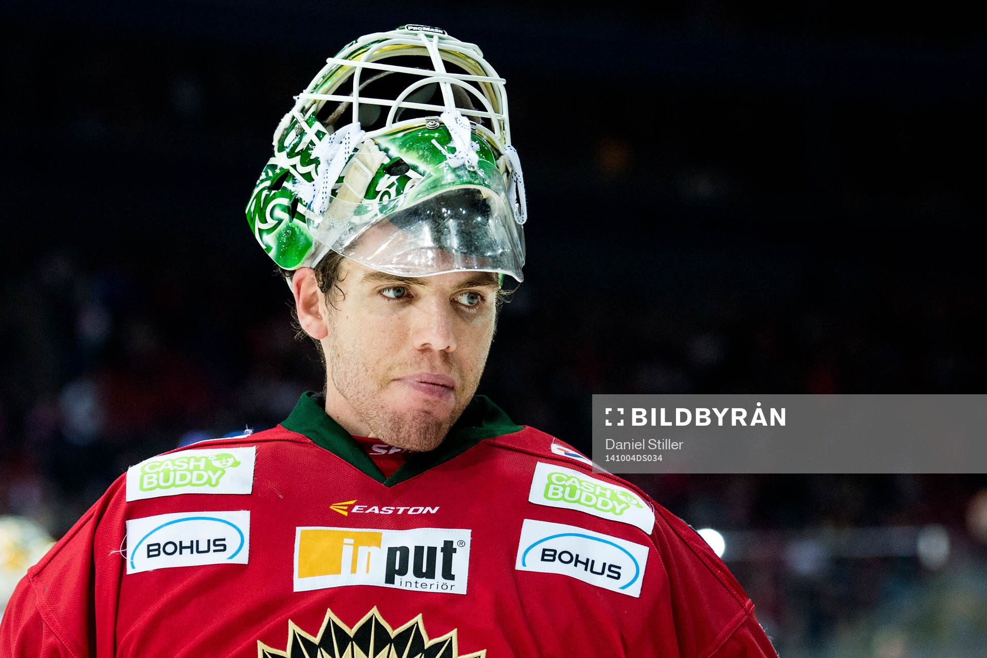 Frölundas målvakt Linus Fernström