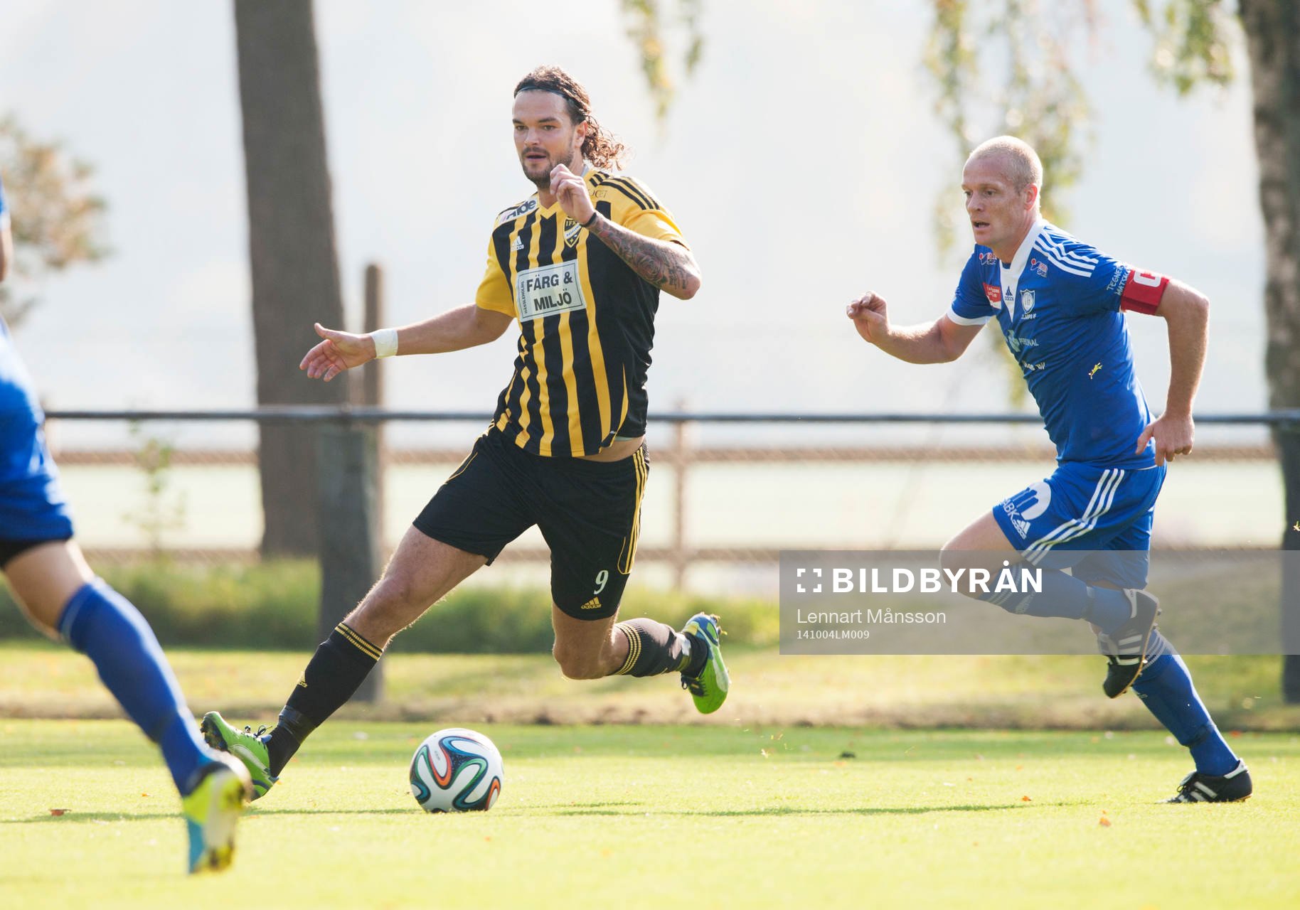 IFK Hässleholms Filip Thurn och Tollarps Marcus Svensson i