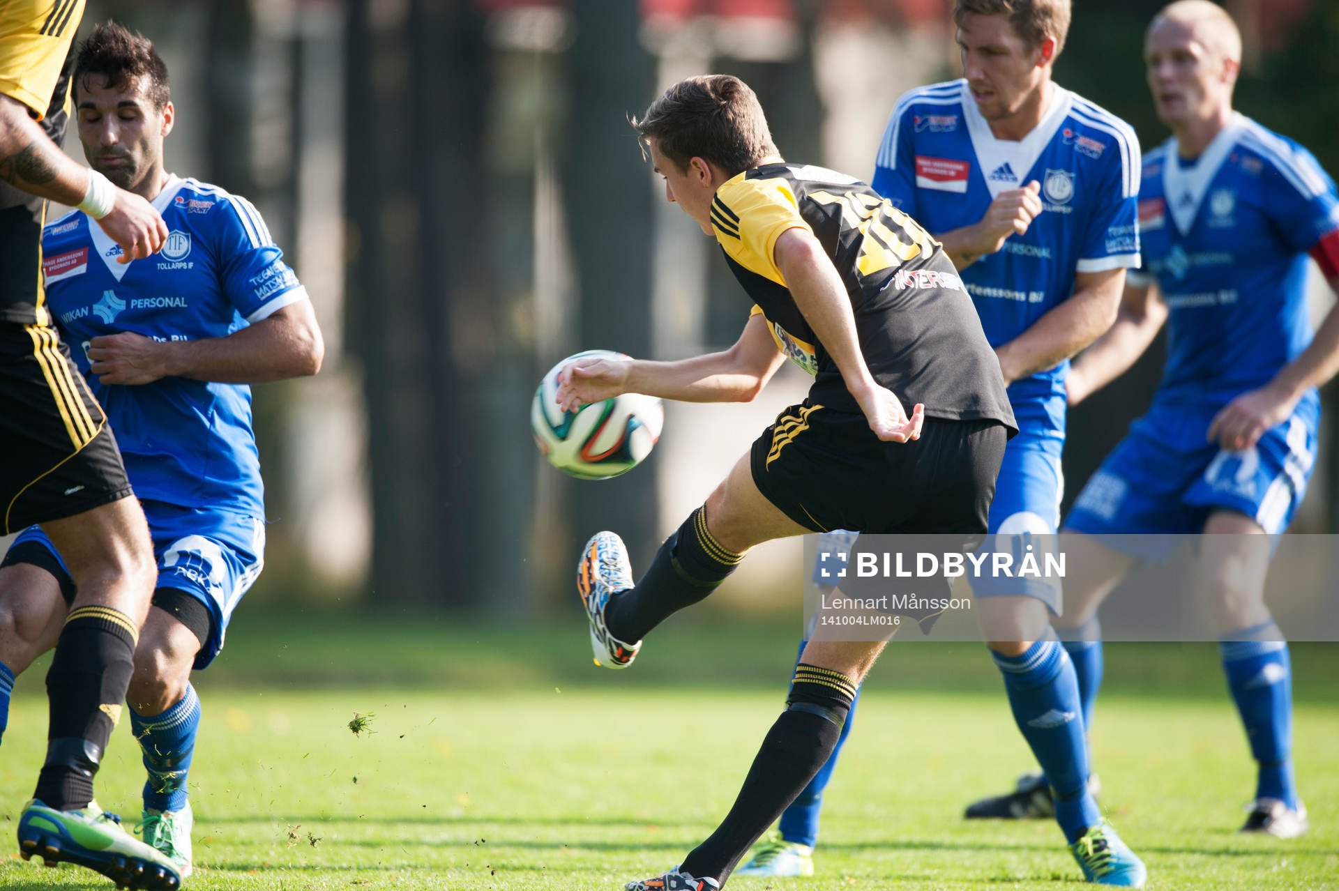 IFK Hässleholms Danny Gunnarsson i matchen i division 3