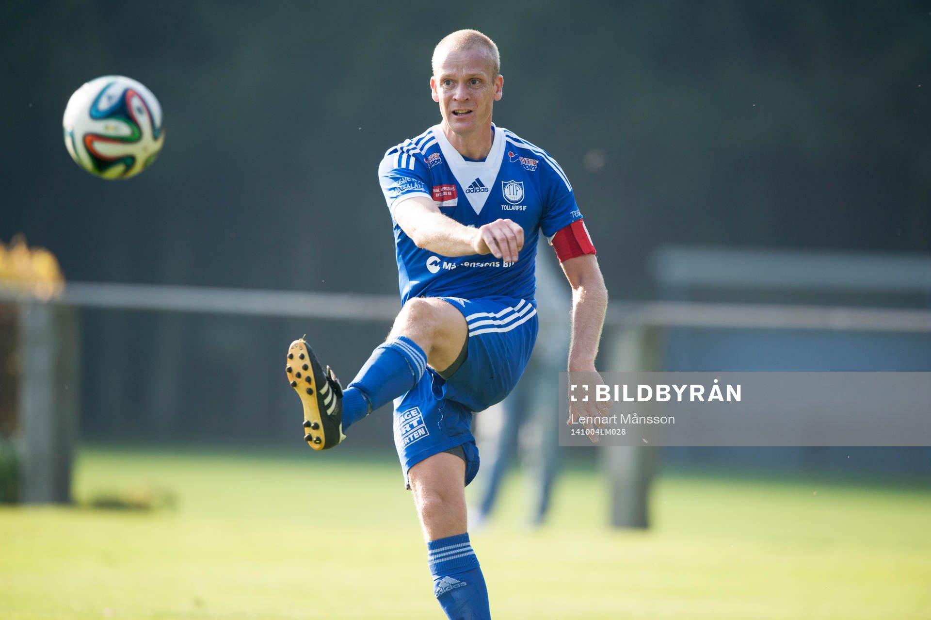 Tollarps Marcus Svensson i matchen i division 3 mellan