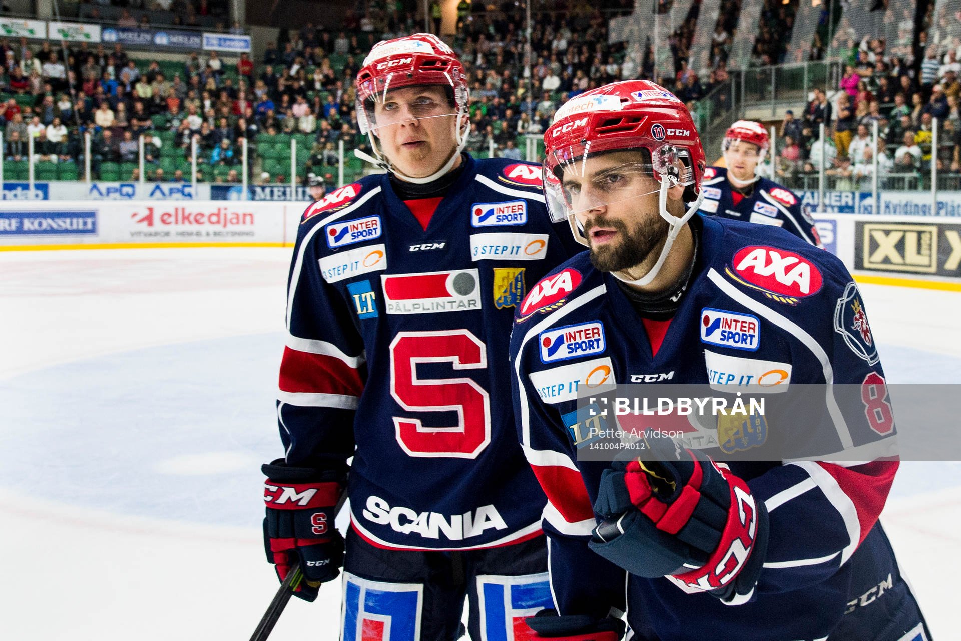 Södertäljes Mattias Beck jublar