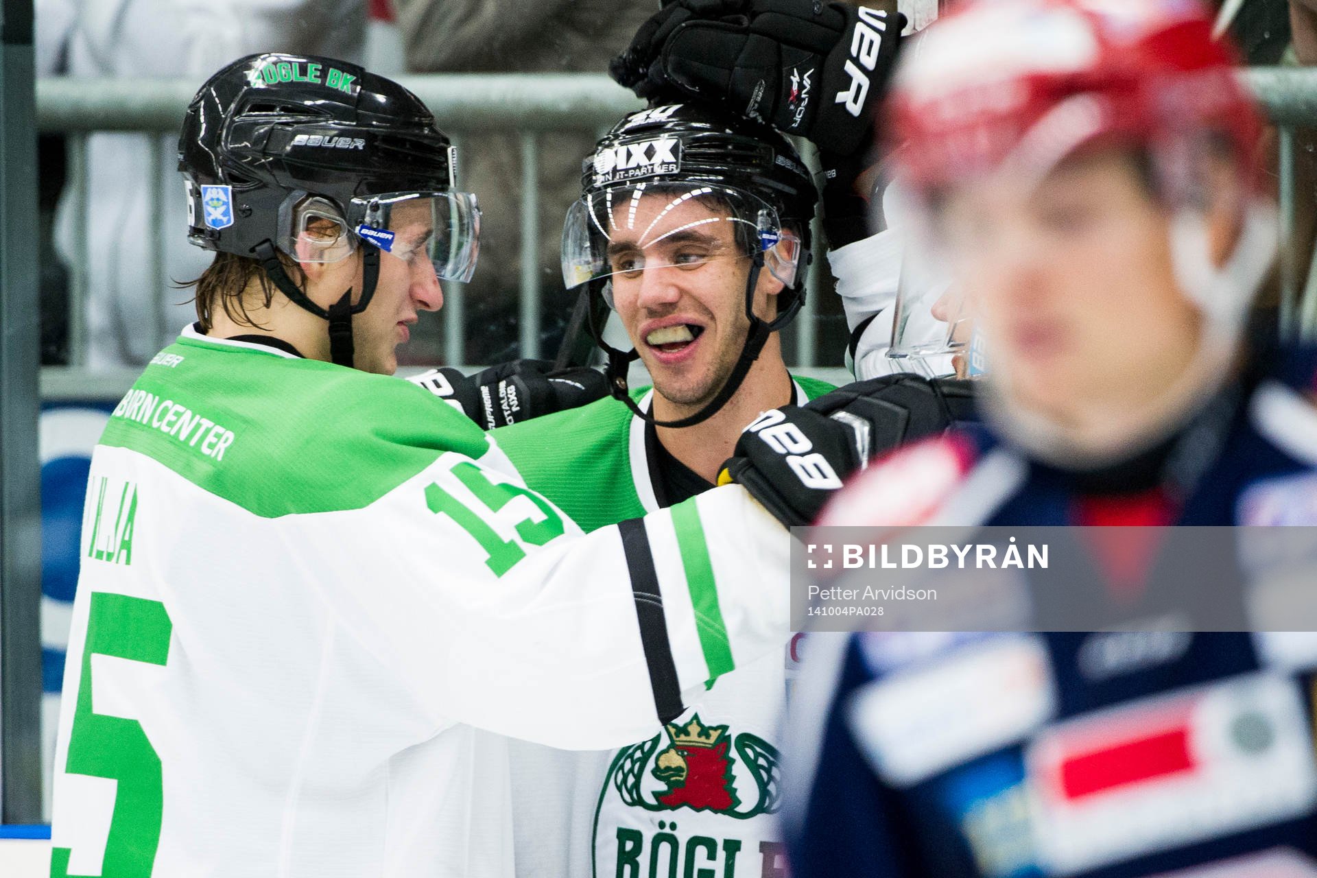 Rögles Jesper Jensen och Jakob Lilja jublar