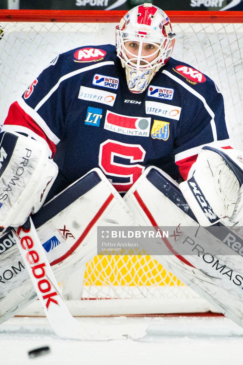 Södertäljes målvakt Tim Sandberg