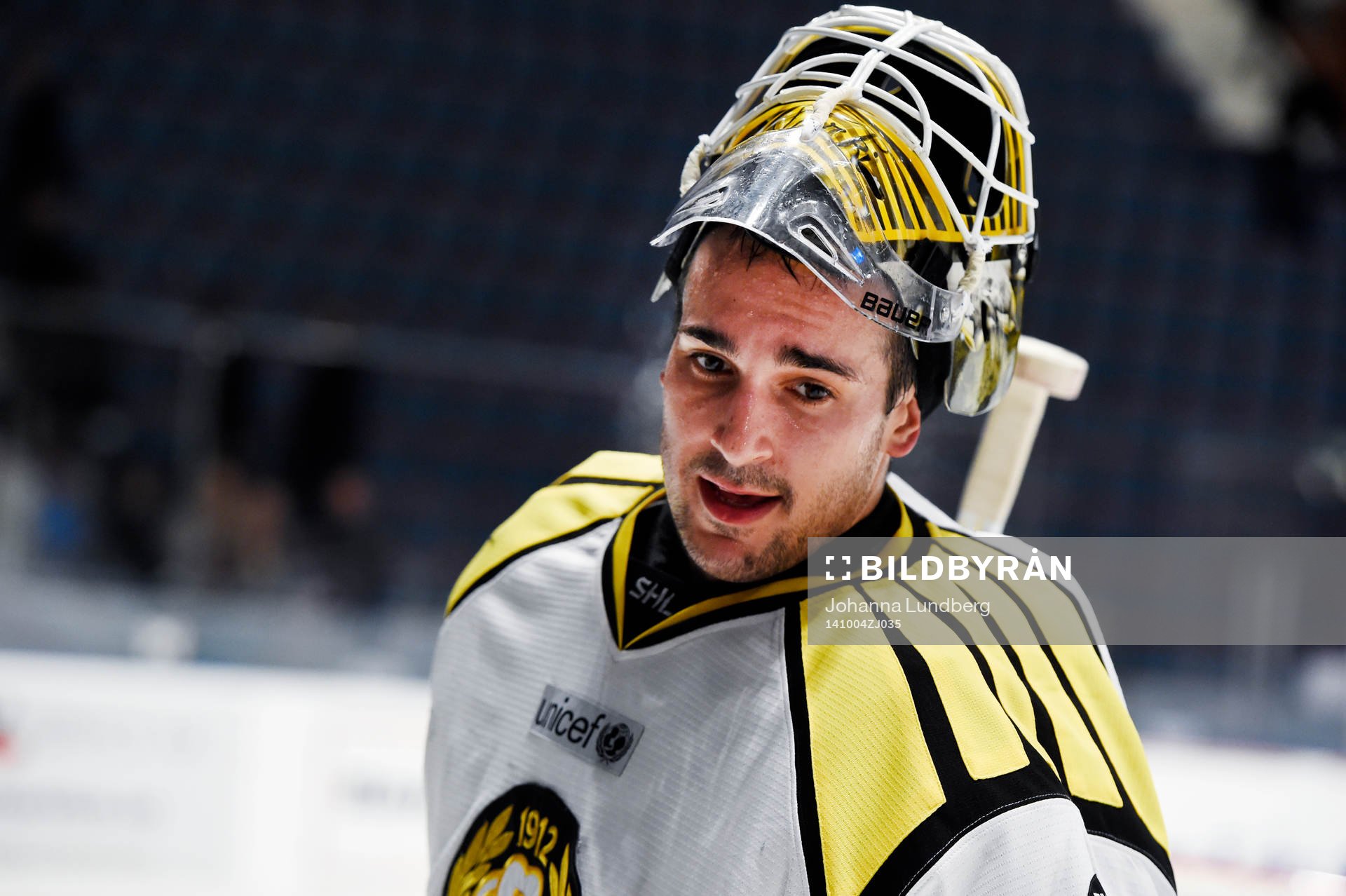Brynäs målvakt Bernhard Starkbaum