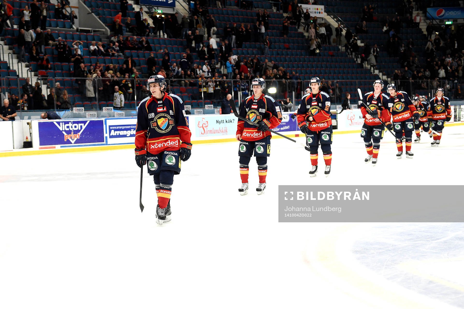 Djurgårdens spelare deppar