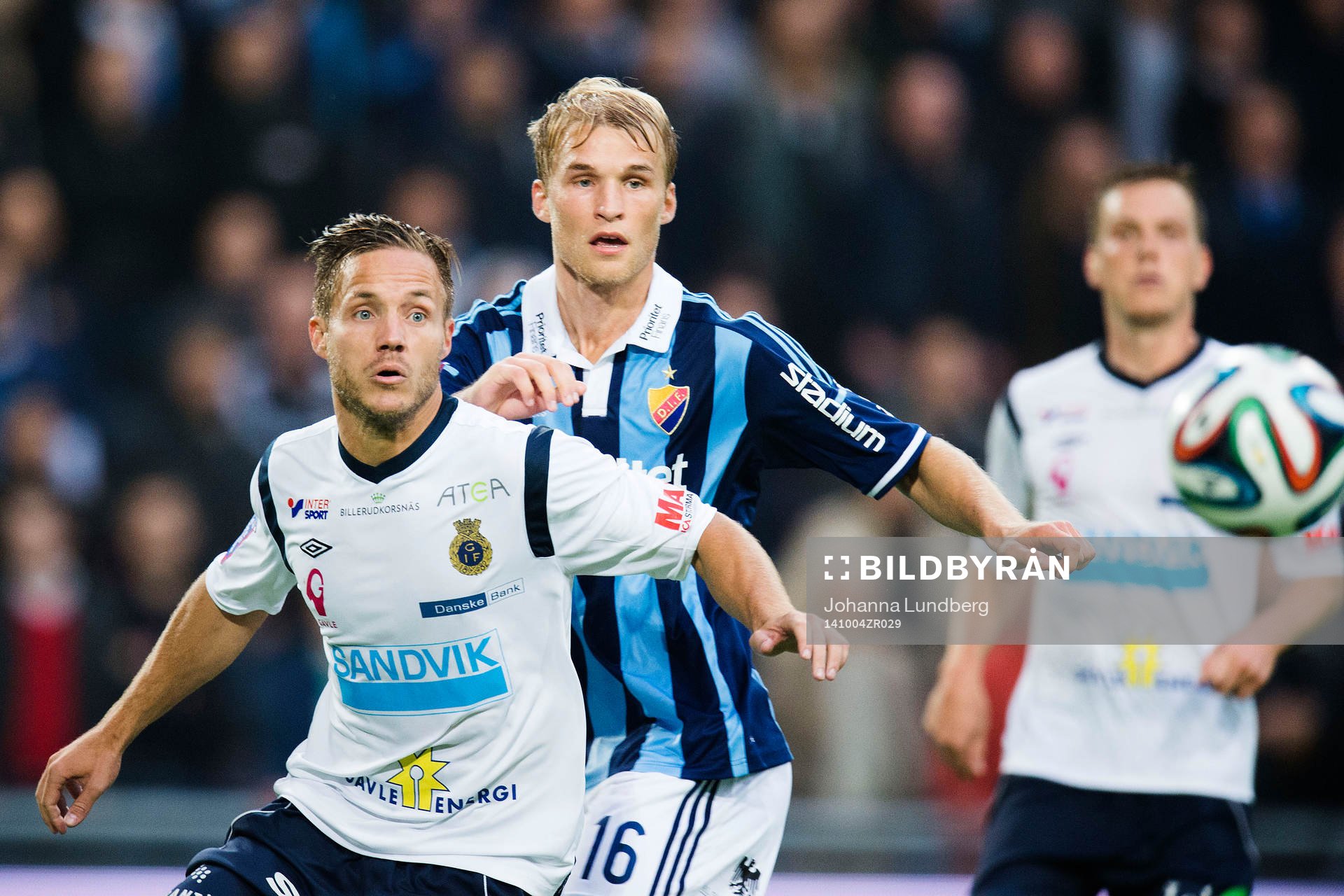 Gefles Anders Wikström och Djurgårdens Sebastian Andersson