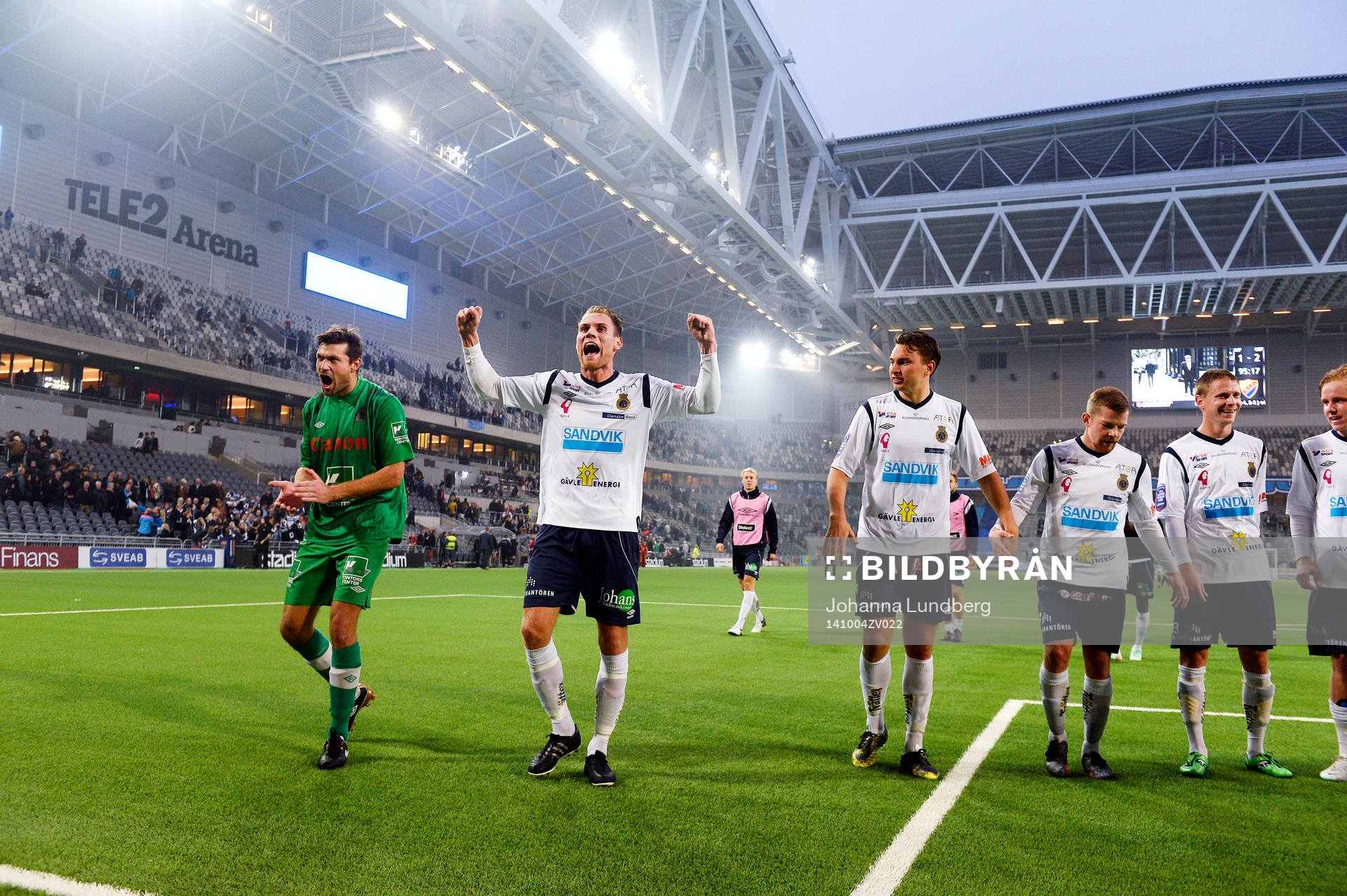 Gefles spelare tackar publiken