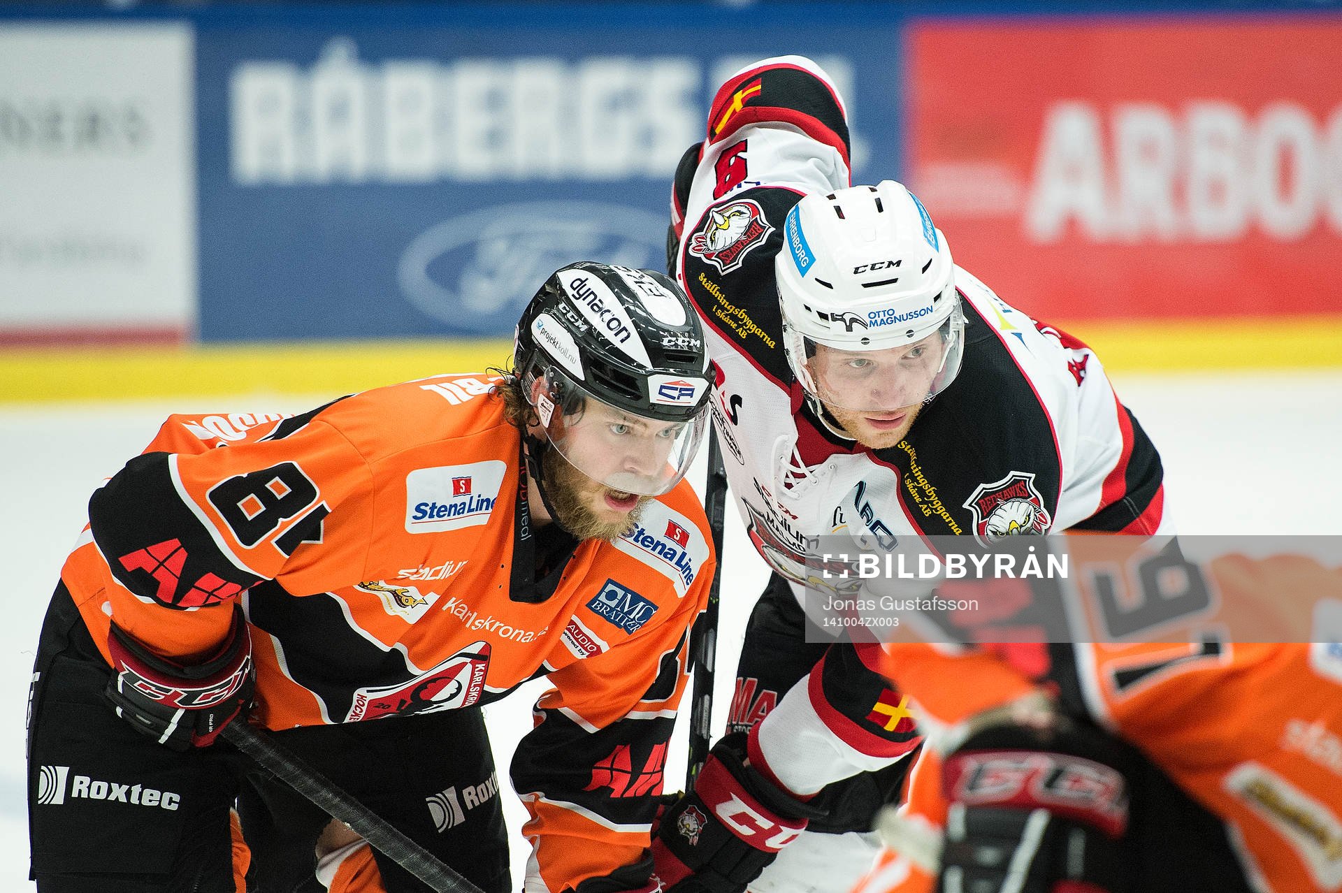 Karlskronas Jimmy Andersson 0ch Malmö Redhawks Fredrik