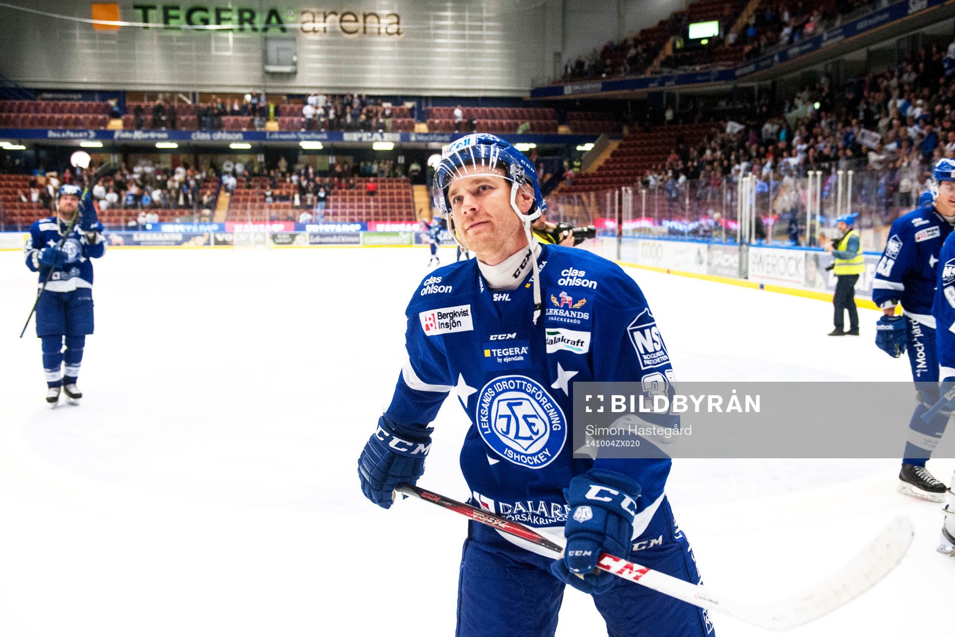 Leksands Jens Bergenström jublar