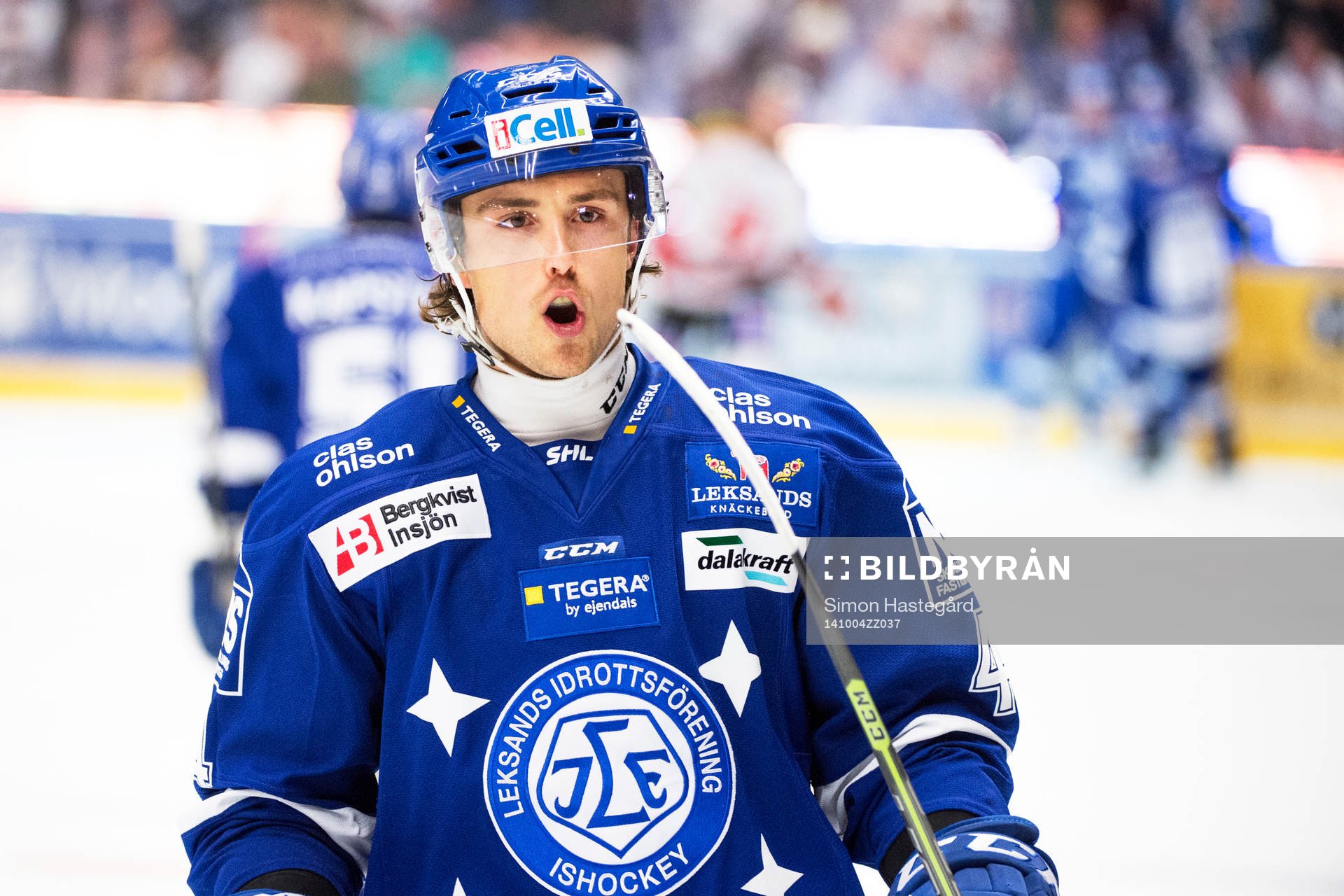 Leksands Robin Gartner jublar