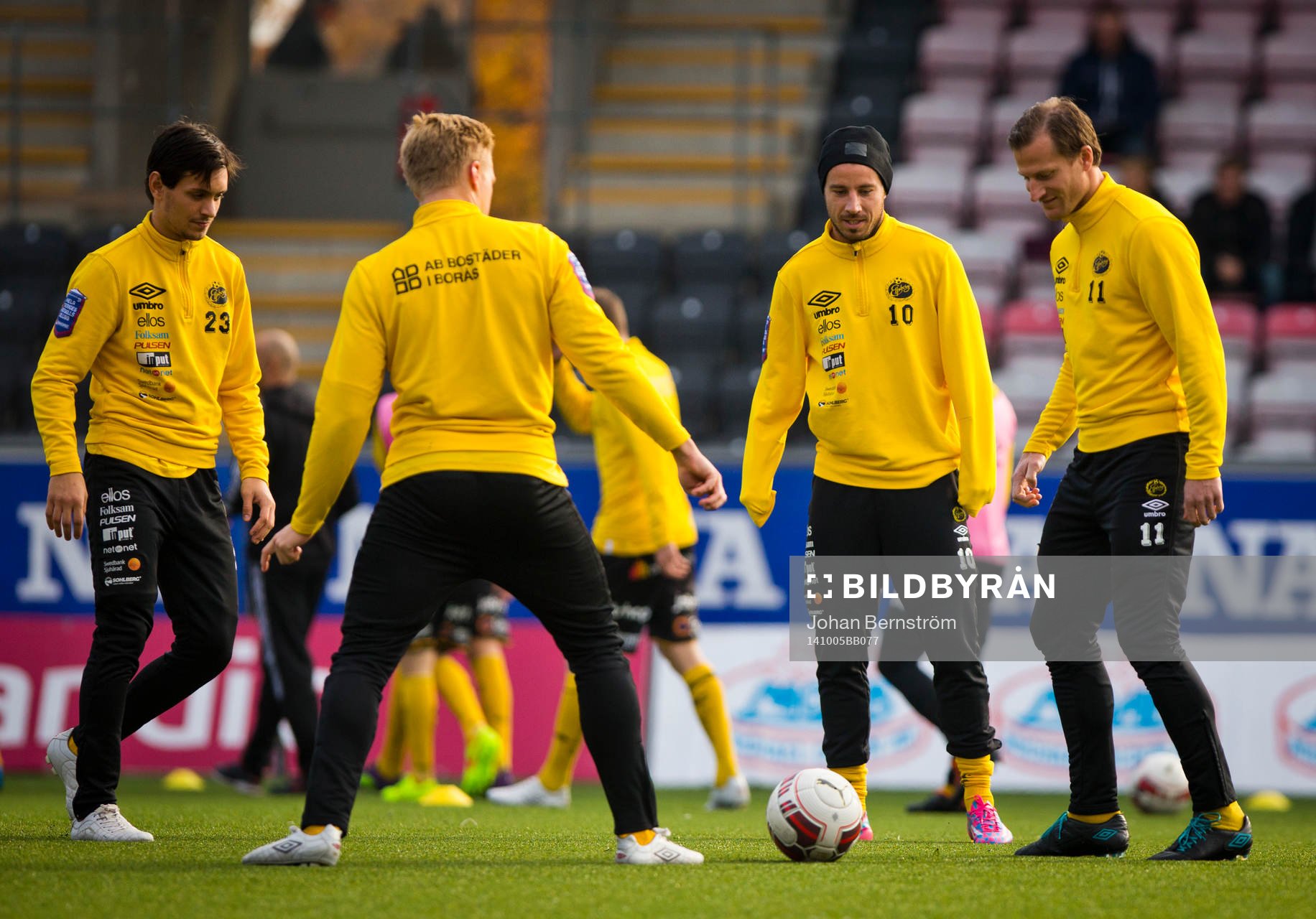 Elfsborgs Niklas Hult, Mikkel Beckmann och Daniel Mobaeck