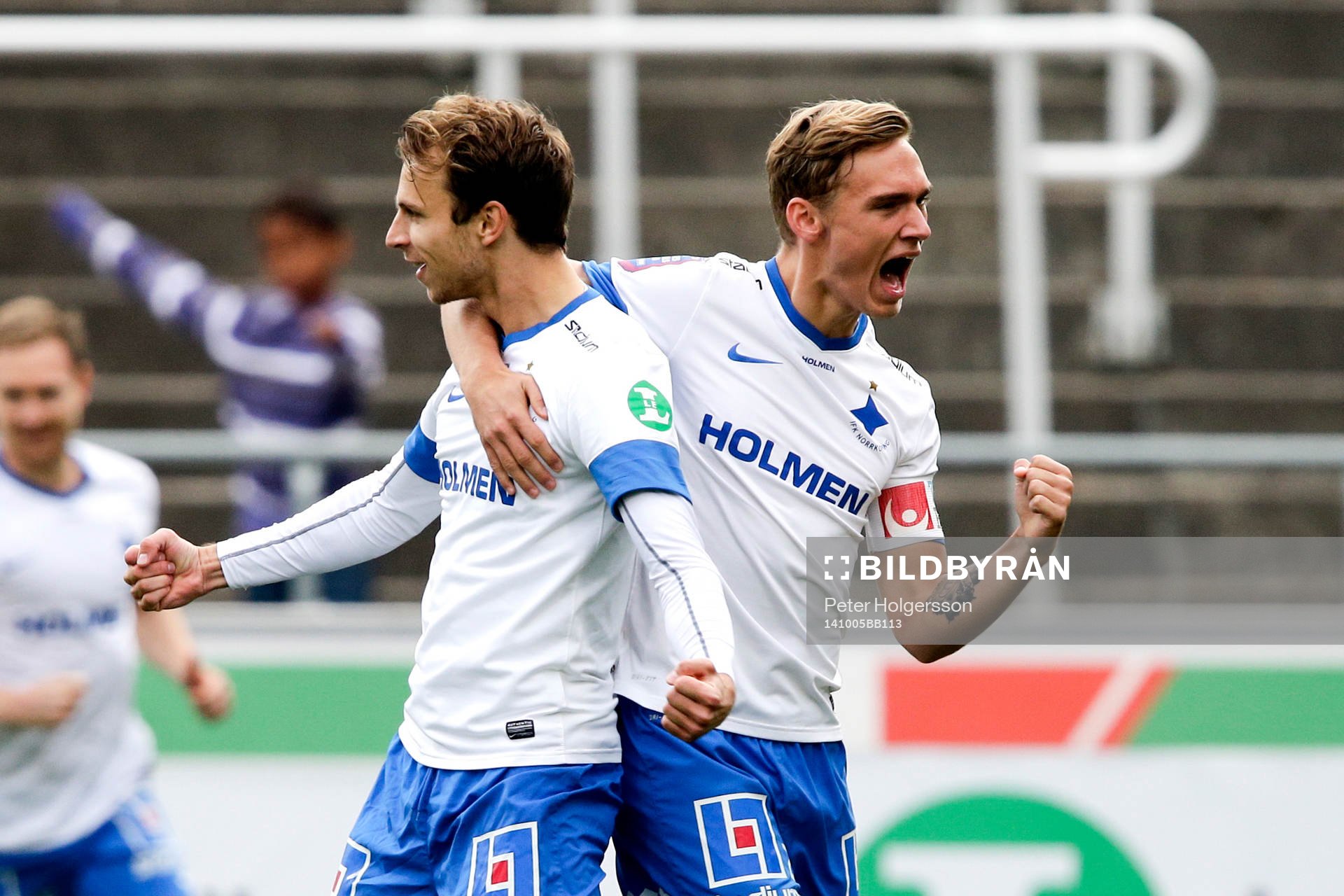 Norrköpings Lars Christian Krogh Gerson jublar