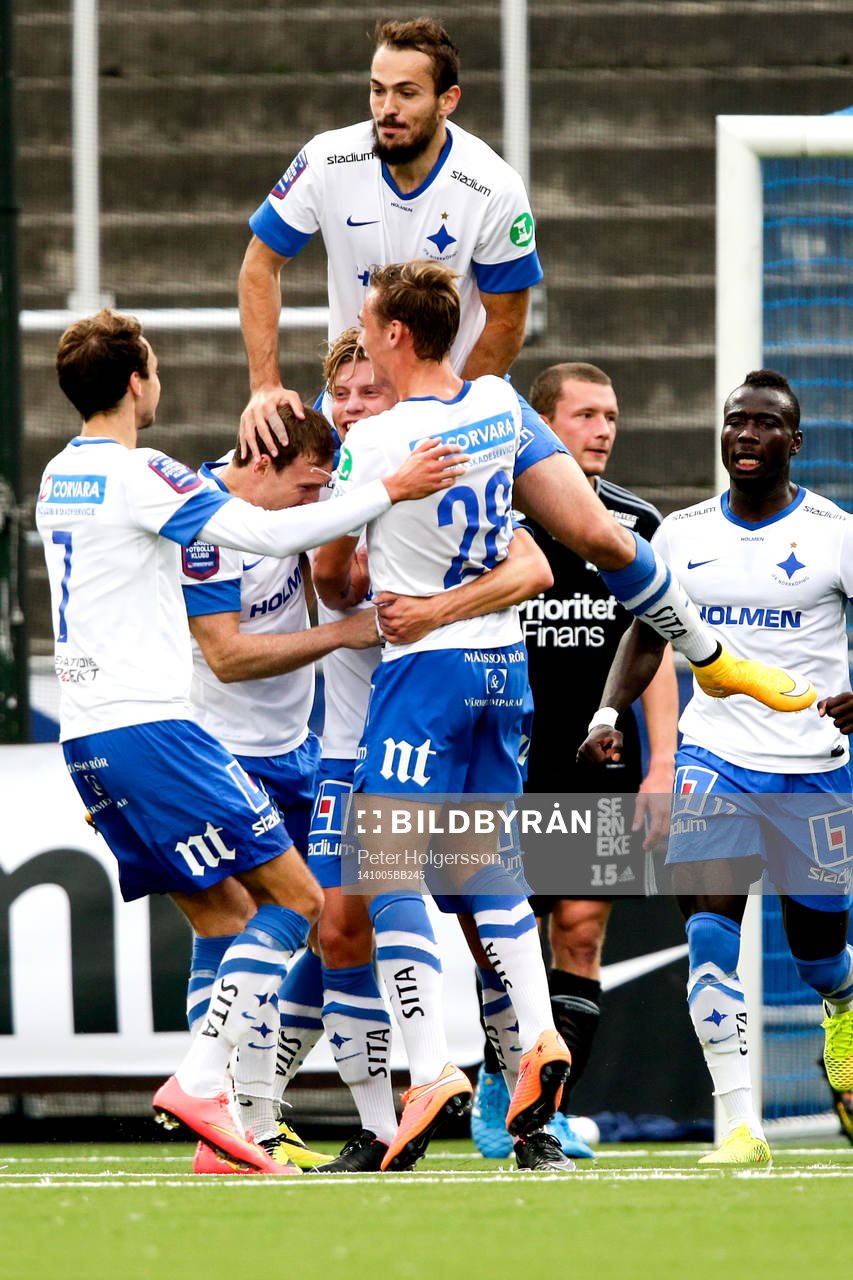 Norrköpings Alexander Fransson jublar