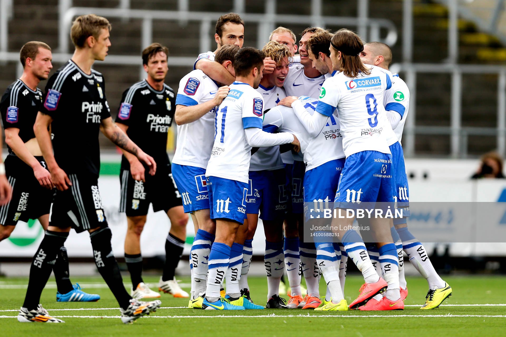 Norrköpings Alexander Fransson jublar