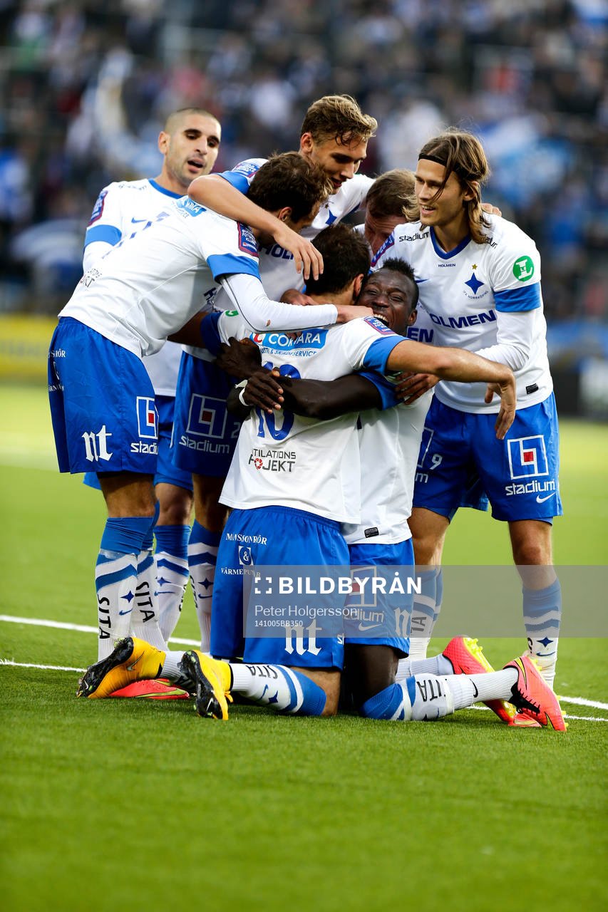 Norrköpings Emir Kujovic jublar
