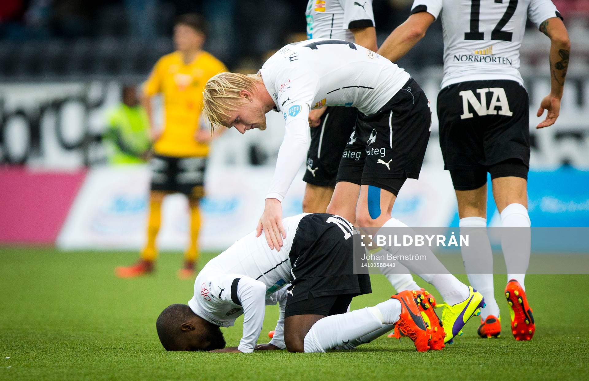 Örebros Mohammed Saeid gör 5-1 och jublar med Karl