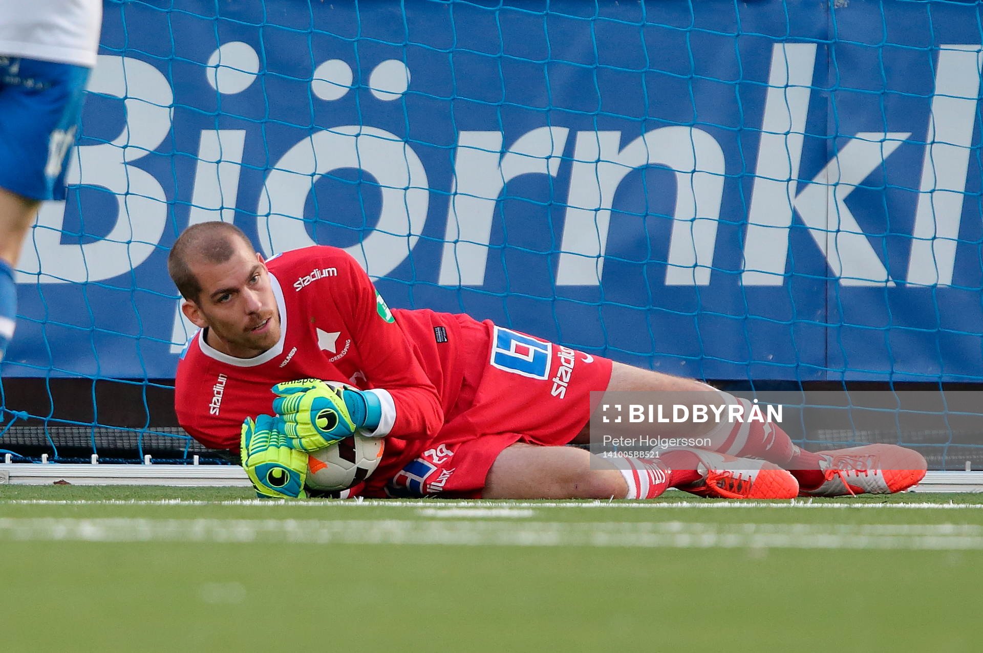 Norrköpings målvakt Marcus Sahlman höll nollan
