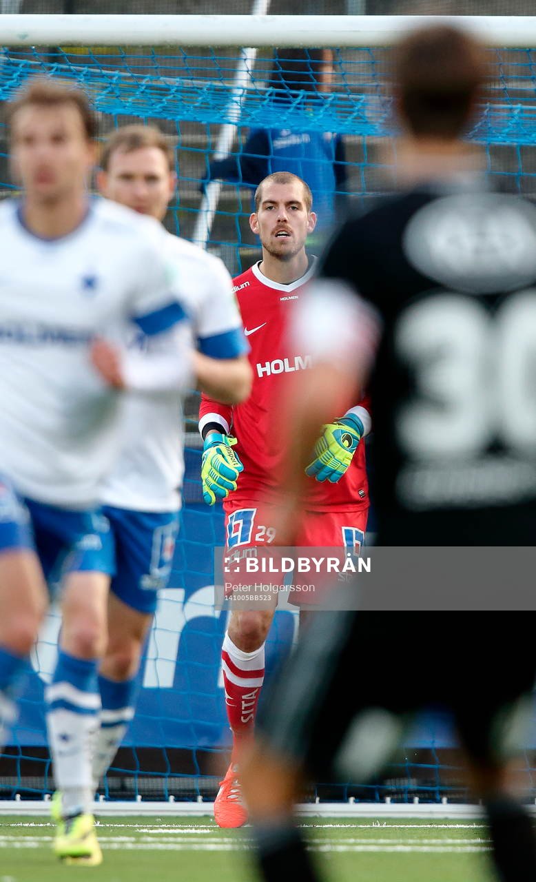 Norrköpings målvakt Marcus Sahlman höll nollan