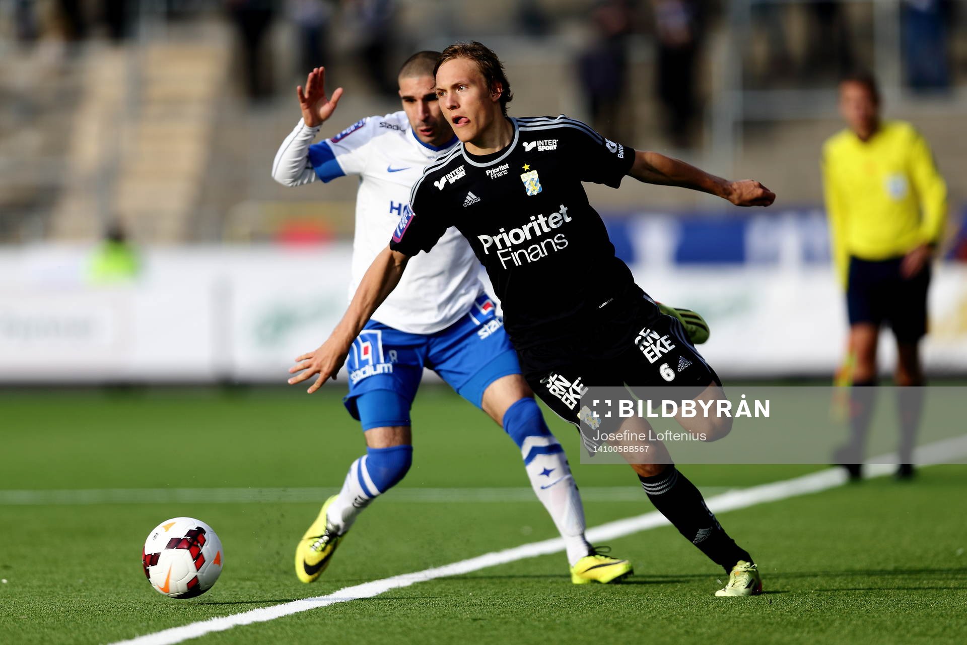 IFK Göteborgs Ludwig Augustinsson och Norrköpings Rawez
