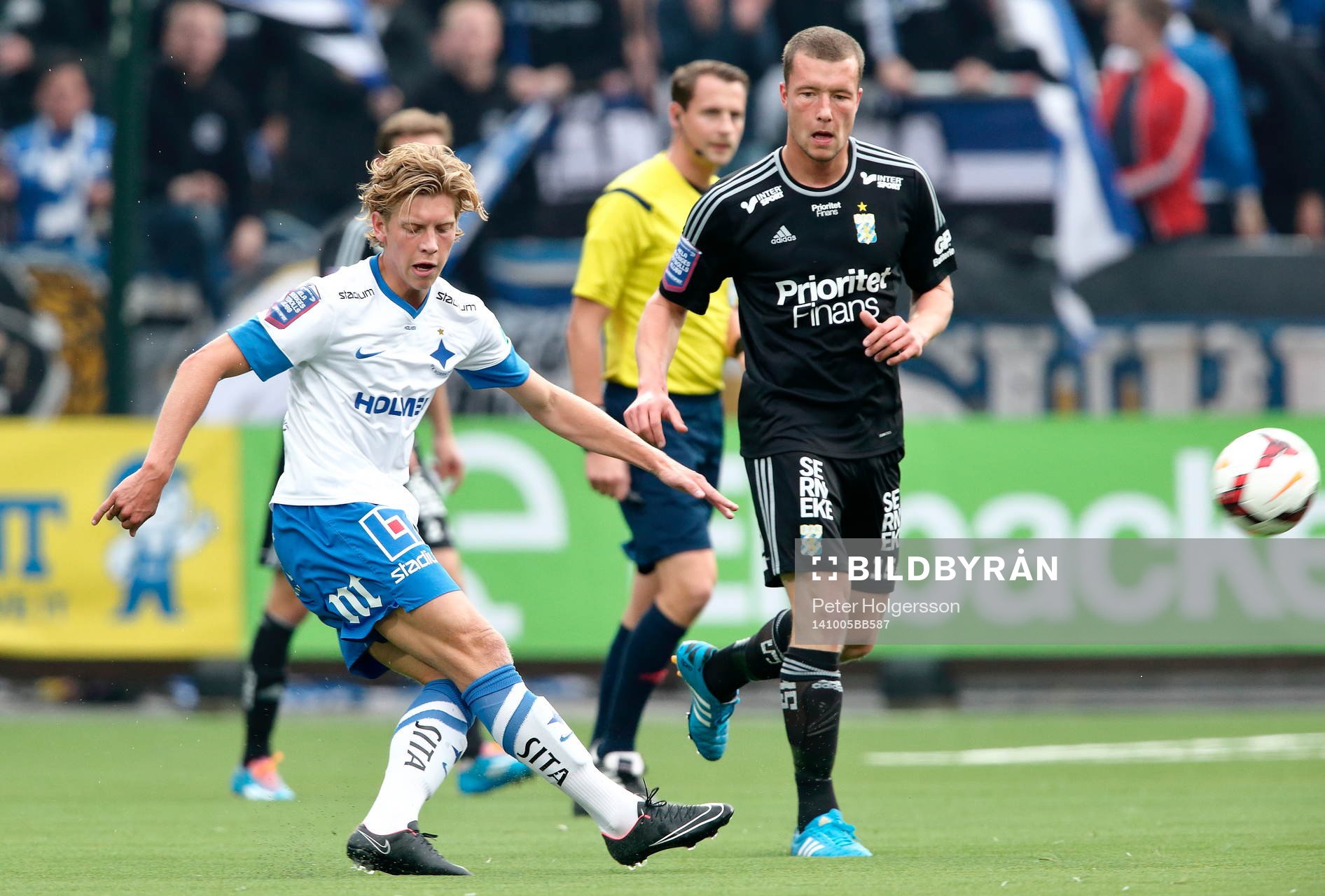 Norrköpings Alexander Fransson och IFK Göteborgs Jakob