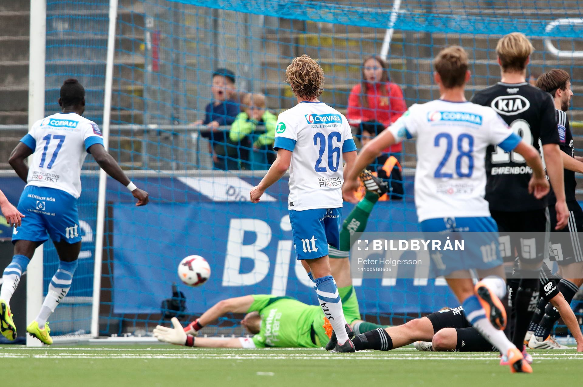 Norrköpings Alexander Fransson gör mål 2-0 förbi IFK