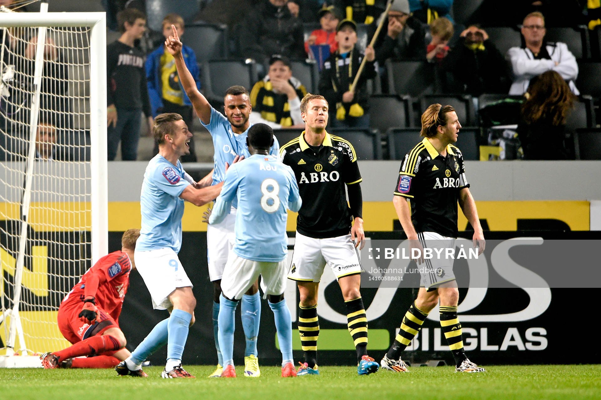 Malmö FFs Isaac Kiese Thelin jublar