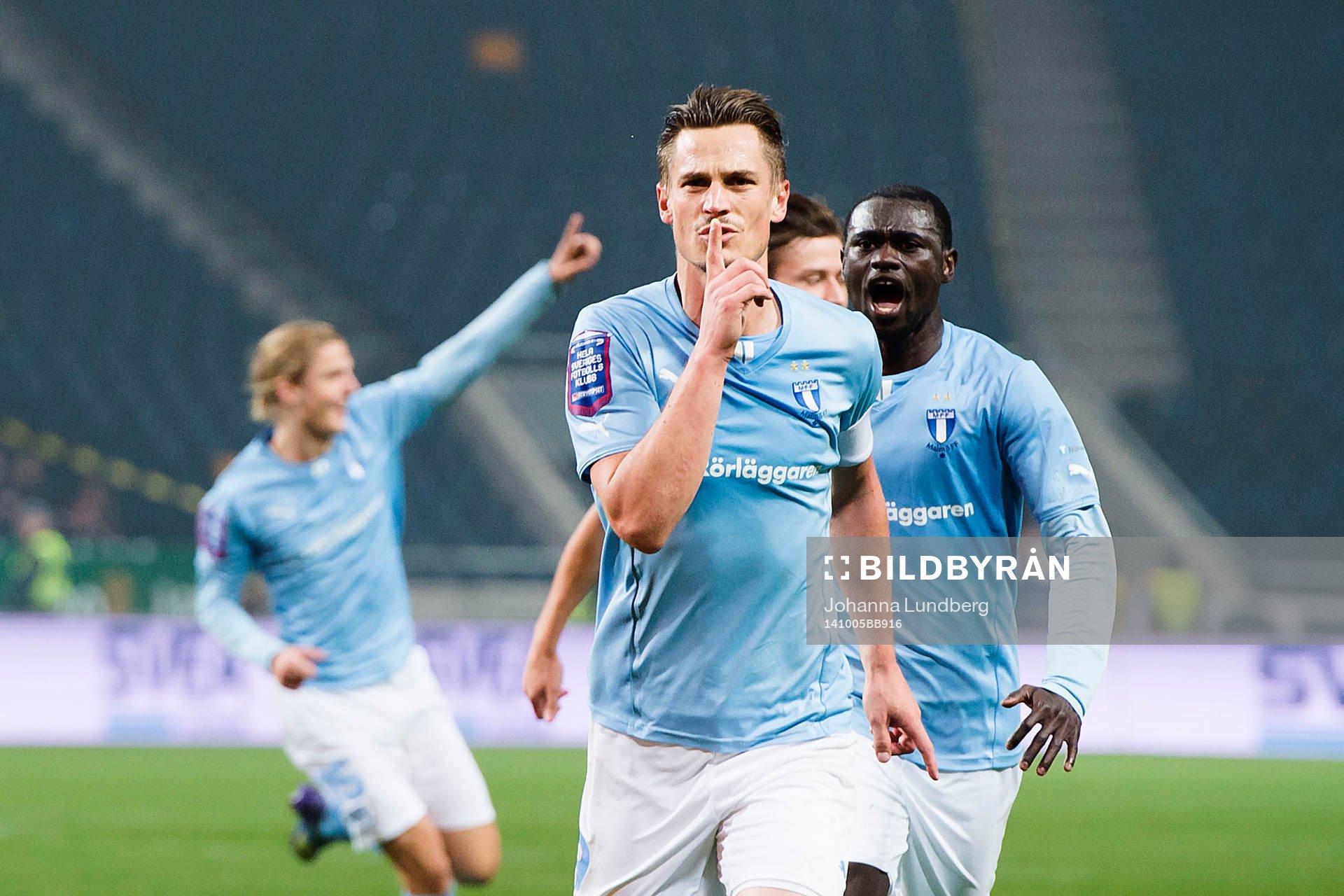 Malmö FFs Markus Rosenberg jublar