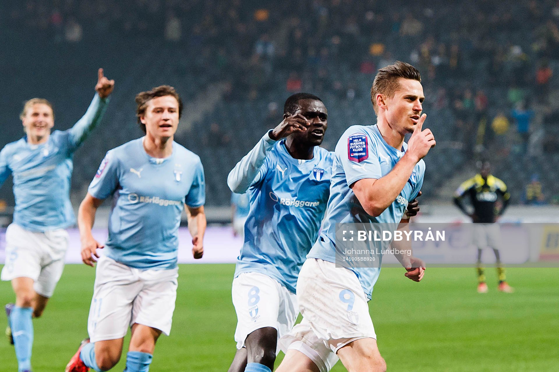 Malmö FFs Markus Rosenberg jublar