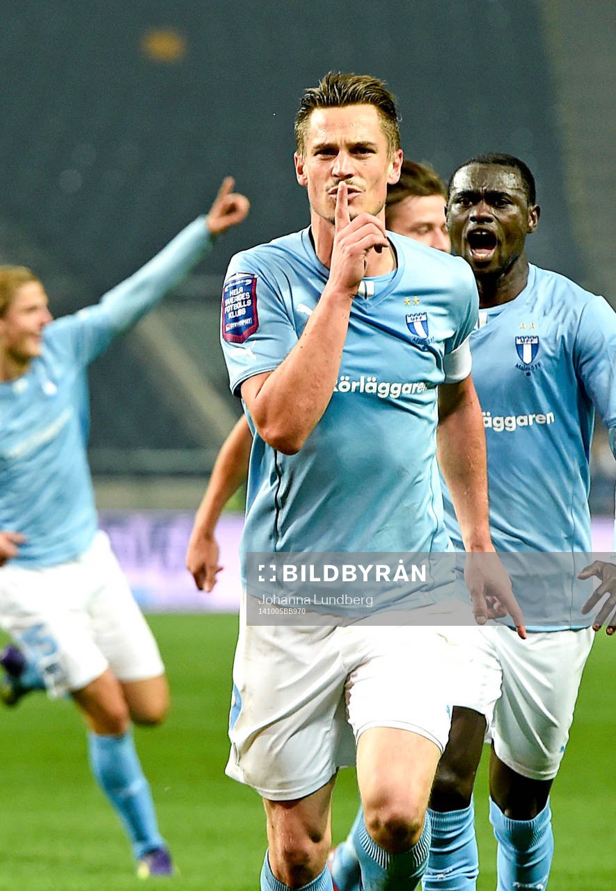 Malmö FFs Markus Rosenberg jublar