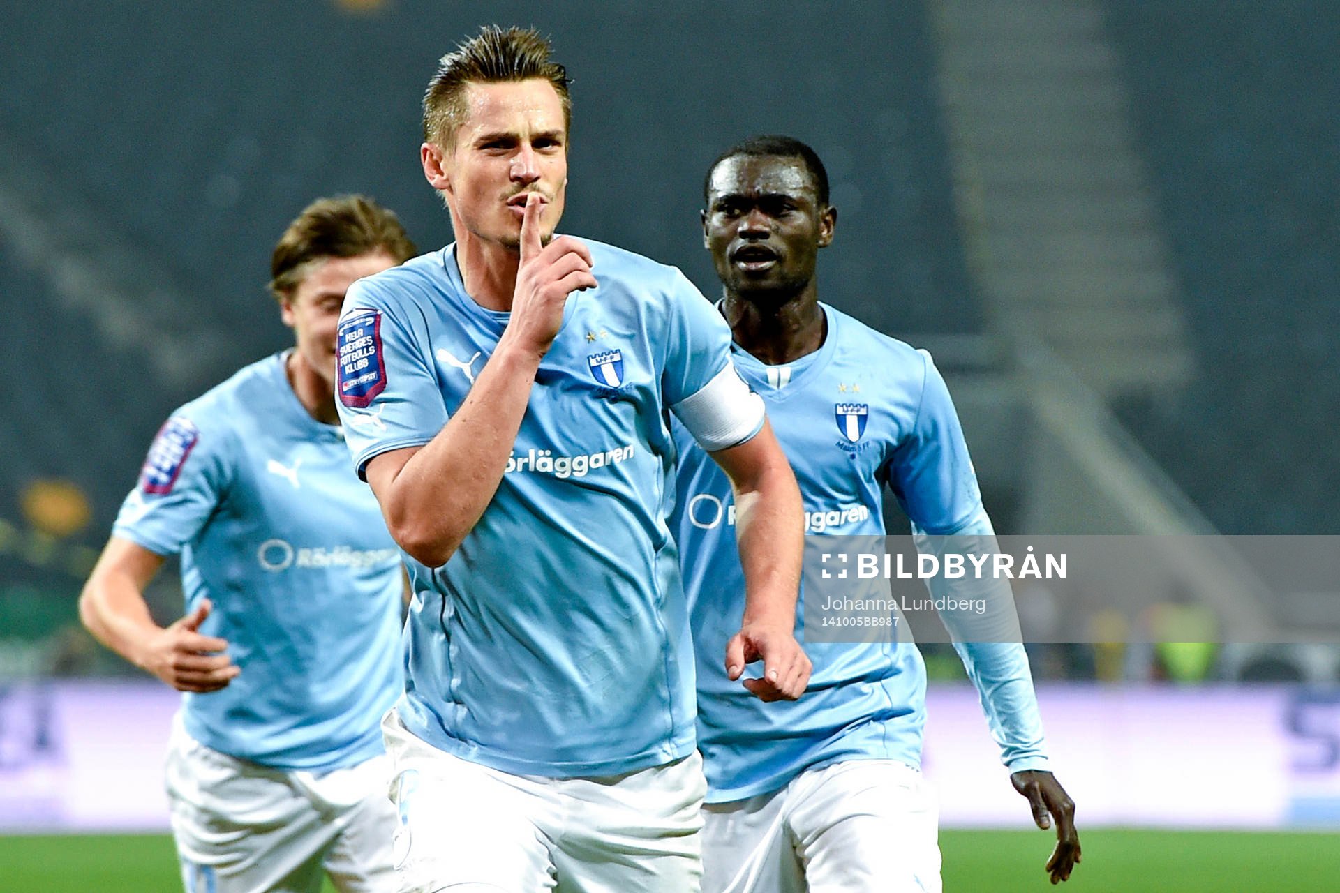 Malmö FFs Markus Rosenberg jublar