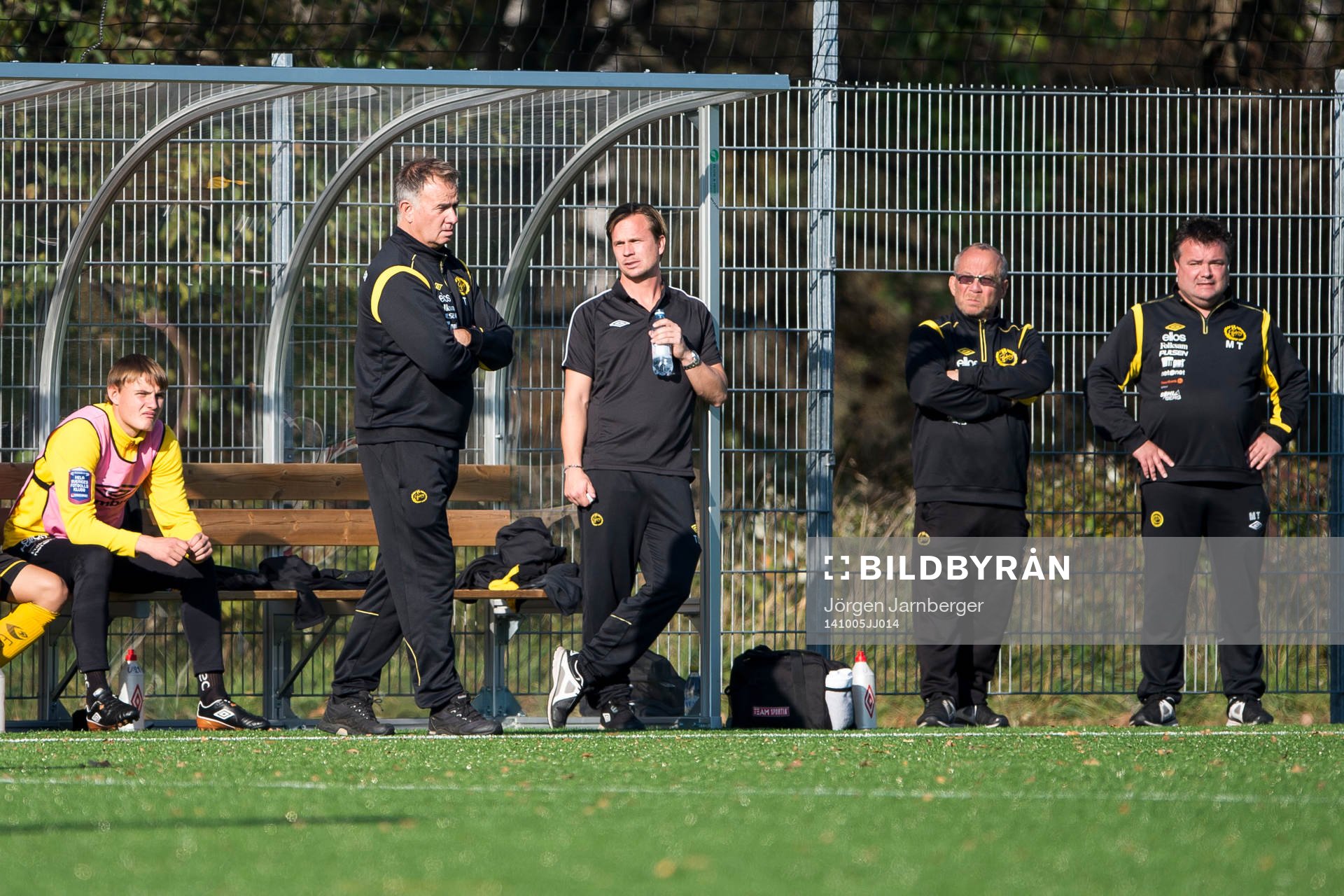 Elfsborgs tränare Tony Lundqvist och Tobias Linderoth