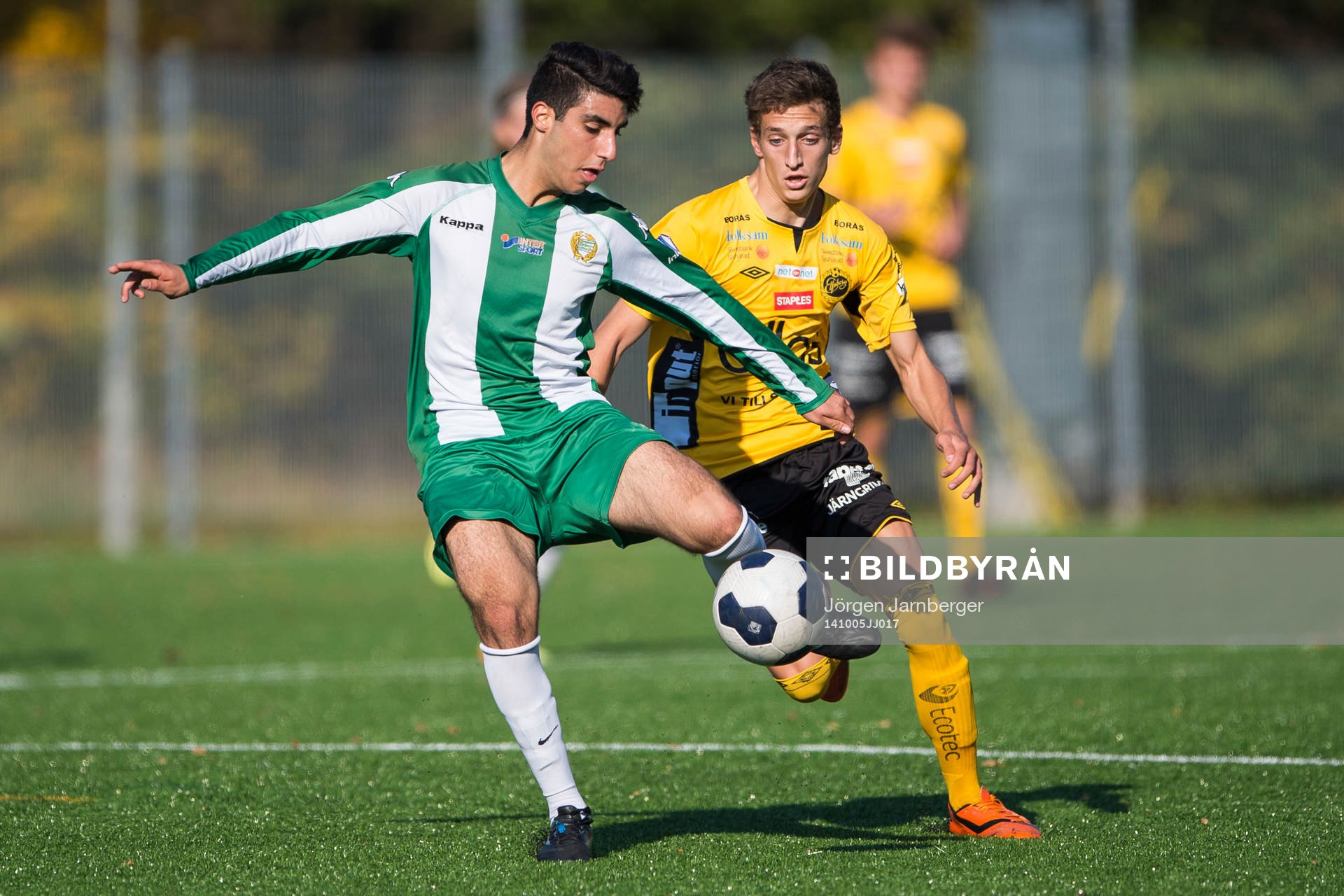 Hammarbys Rodi Tekes och Elfsborgs Arian Kabashi