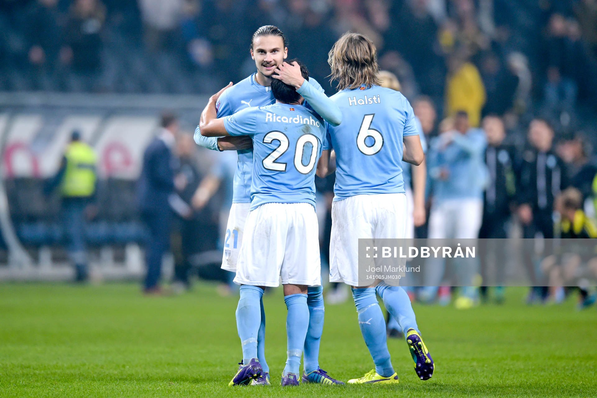 Malmö FFs Erik Johansson och Ricardo Ferreira Da Silva