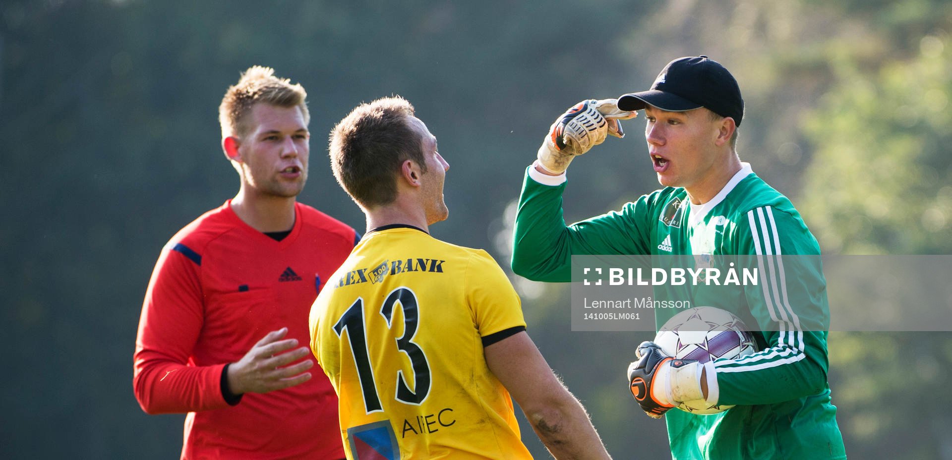Bråk mellan Österlens målvakt och en IFK Malmö-spelare