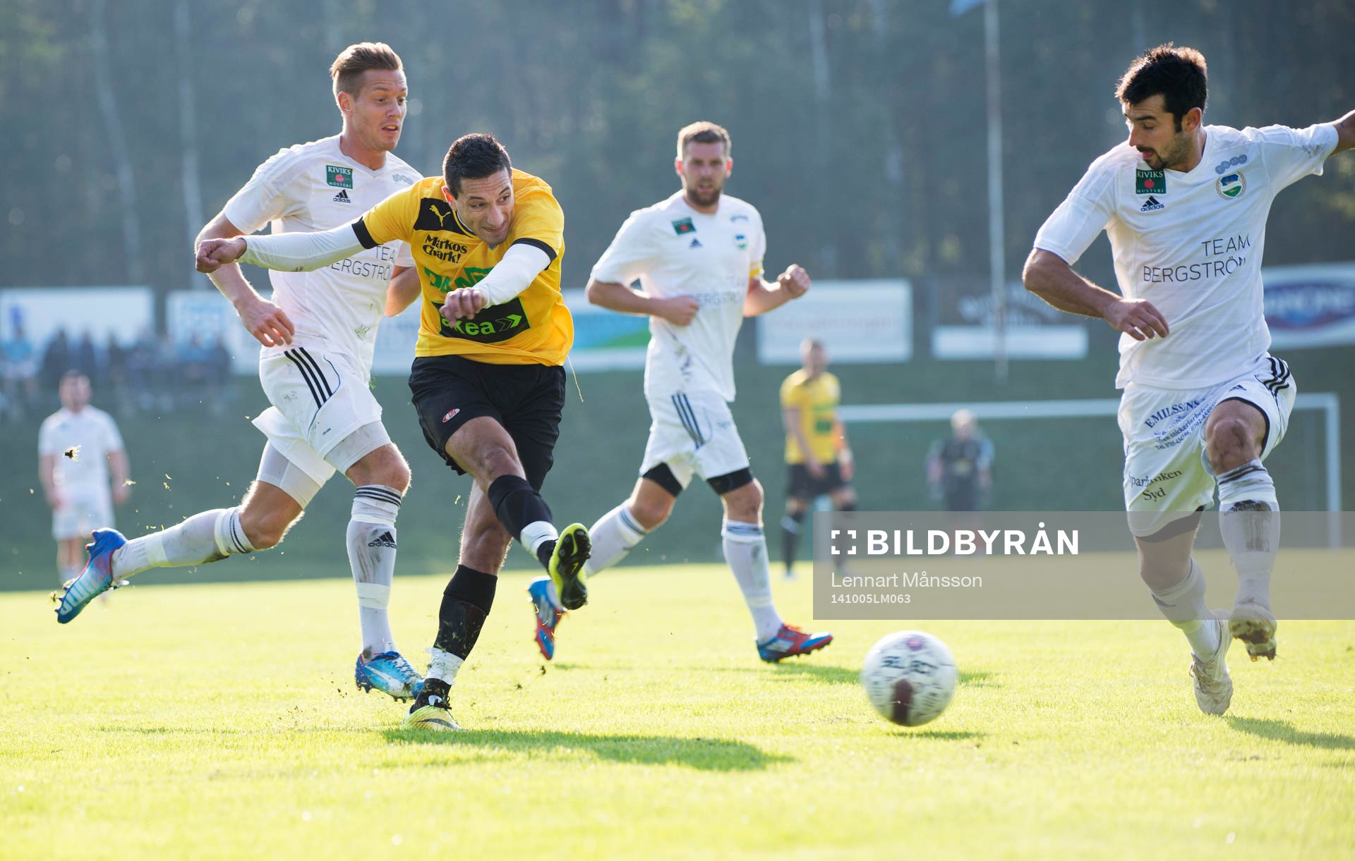 IFK Malmös Mohamed Ramadan i matchen i division 3 mellan