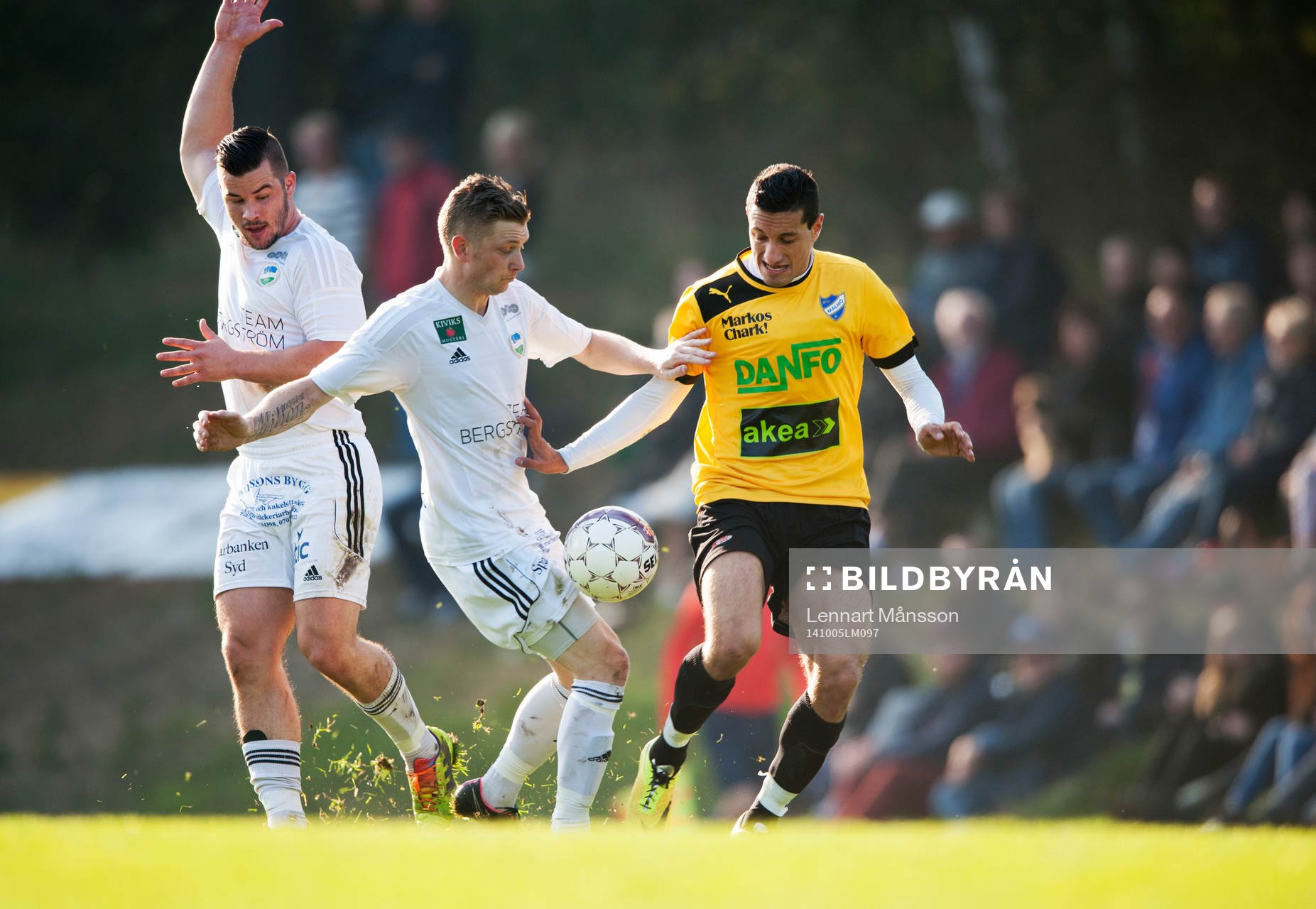 IFK Malmös Mohamed Ramadan  i matchen i division 3 mellan