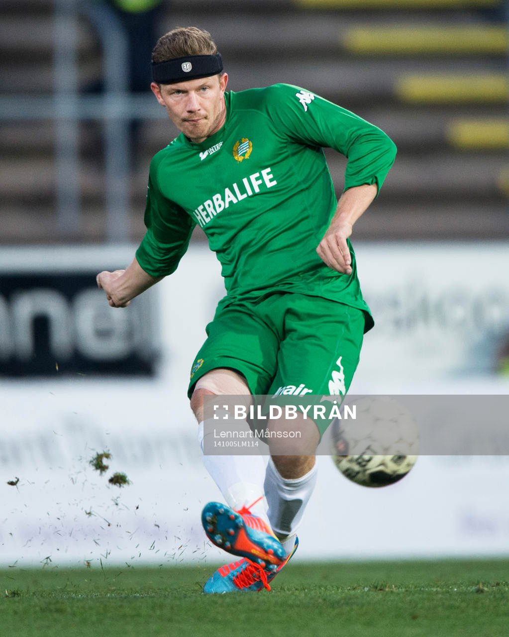 Hammarbys Thomas Guldborg Christensen i matchen i