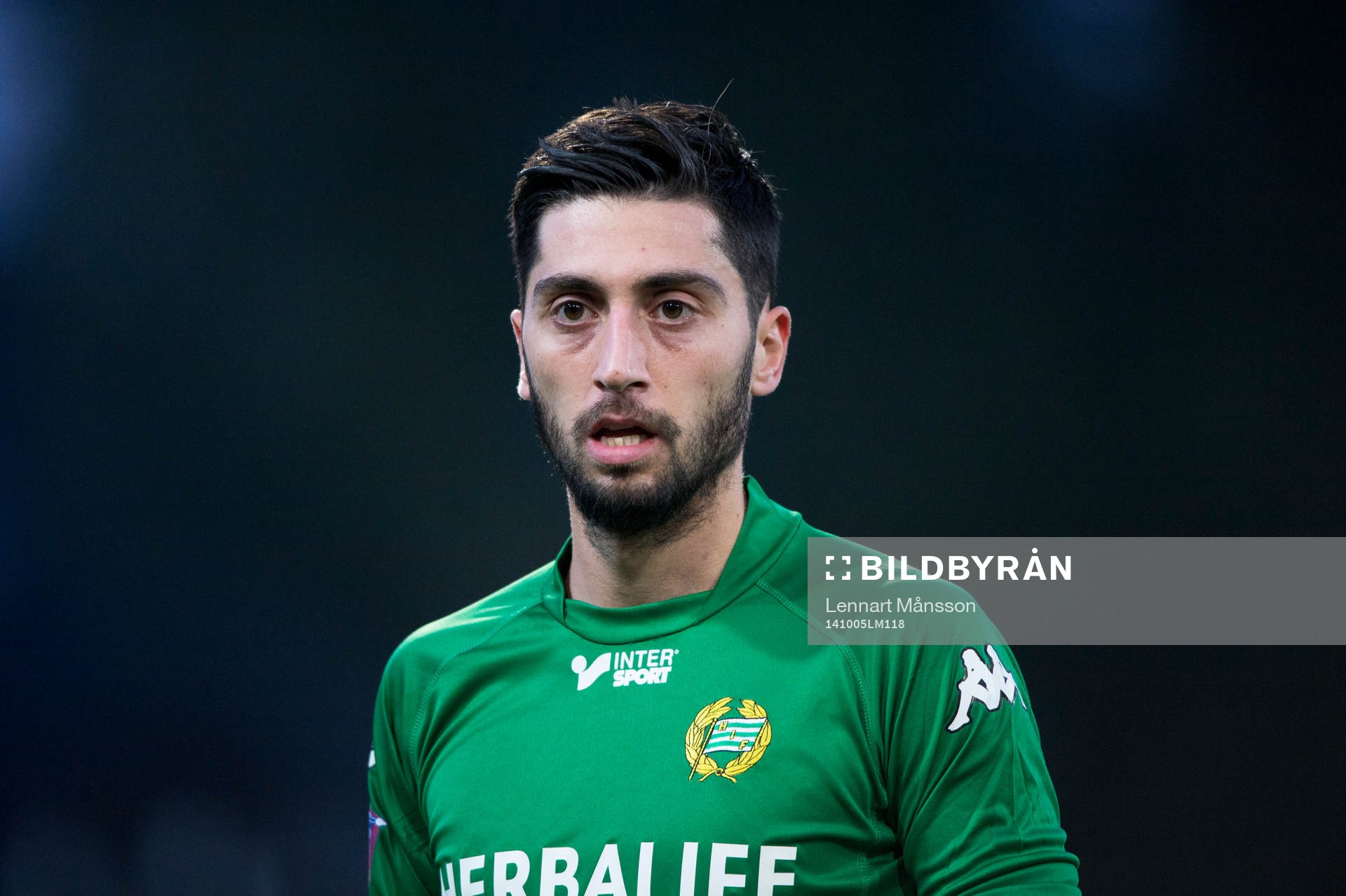 Hammarbys Nahir Besara i matchen i superettan mellan