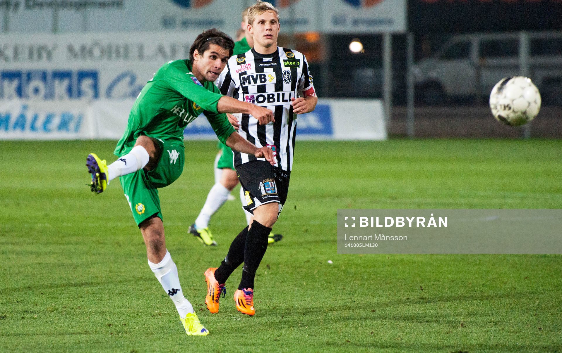Hammarbys Lars Fuhre  i matchen i superettan mellan