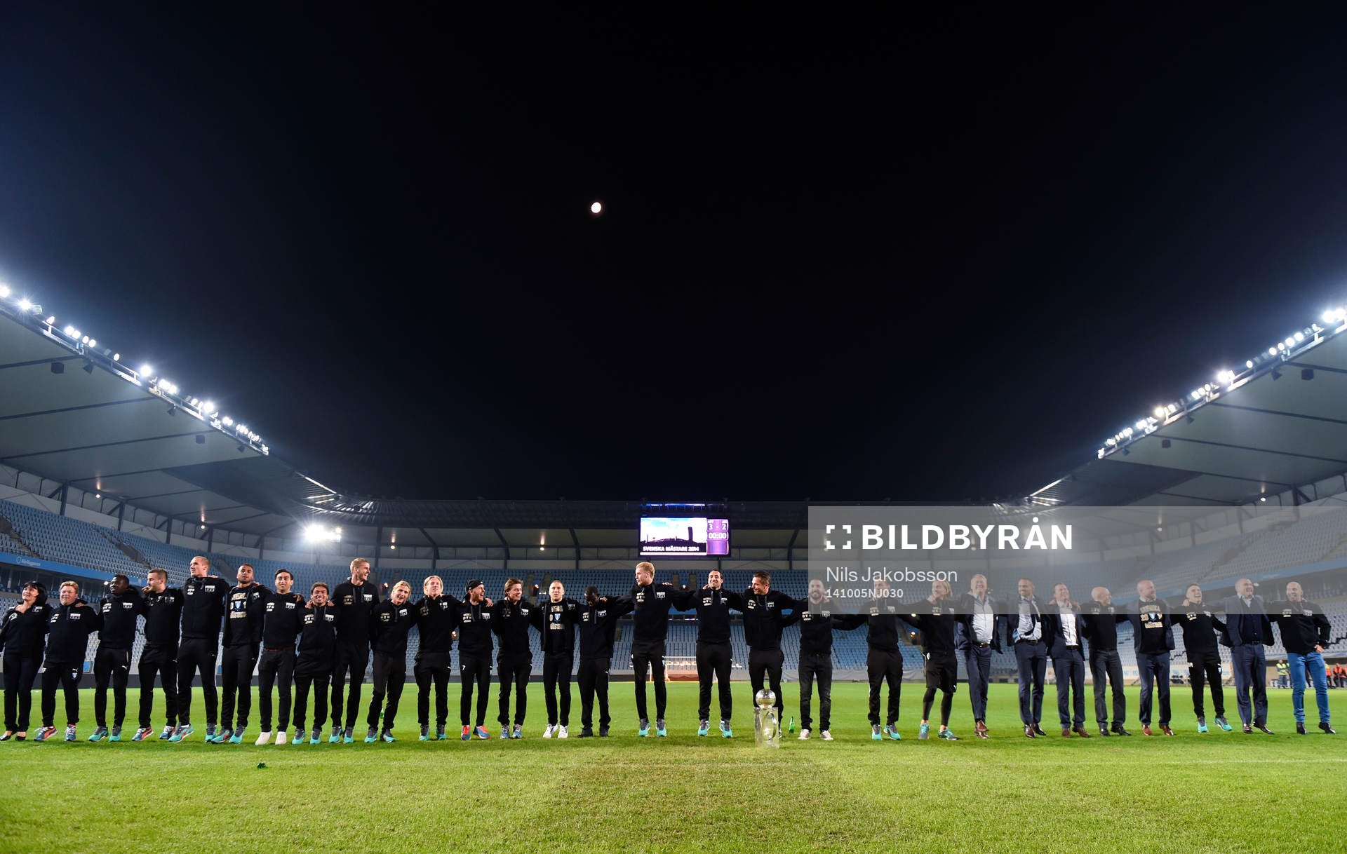 s lag firar på Swedbank Stadion