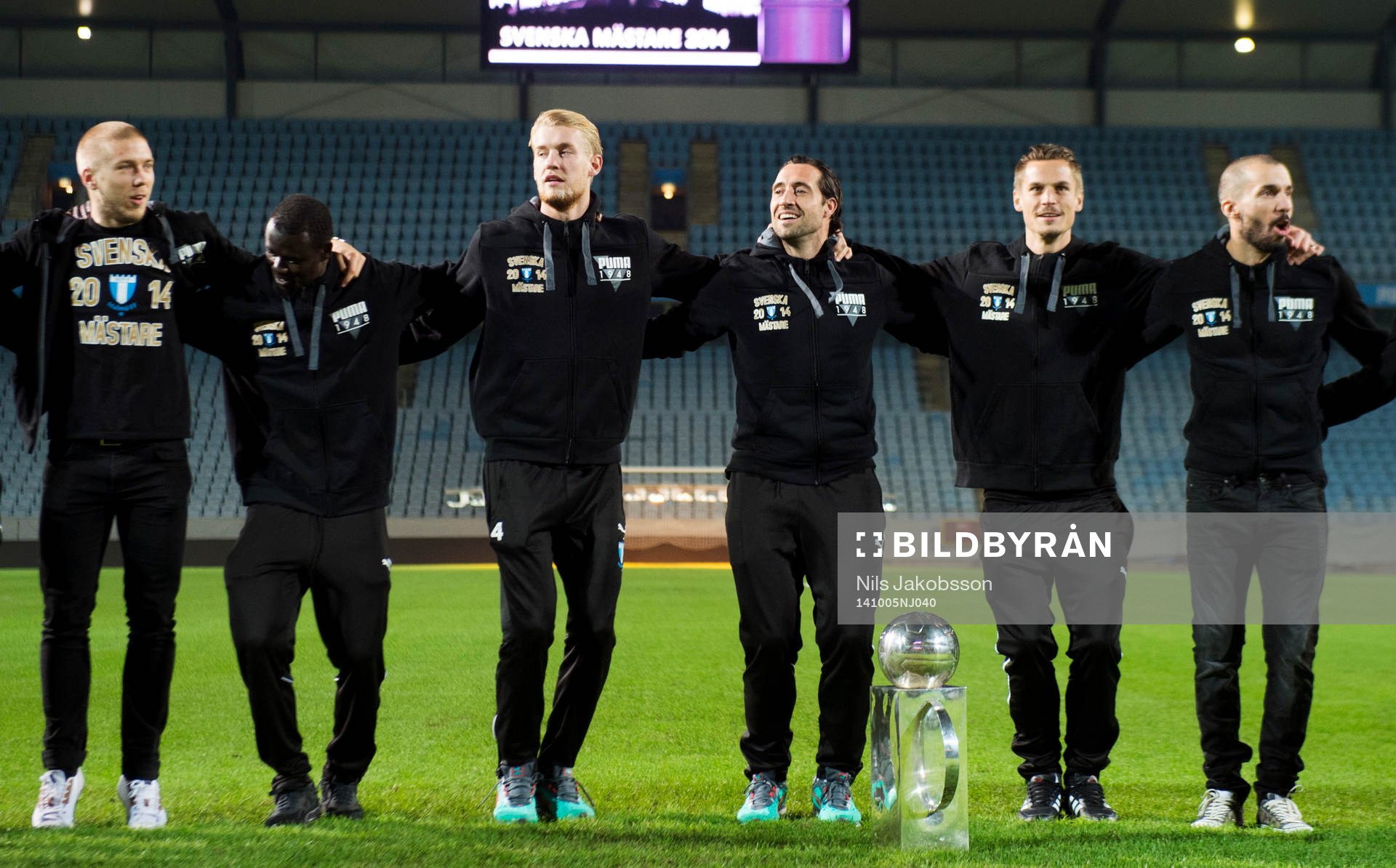 Malmö FFs Anton Tinnerholm, Enock Kofi Adu, Filip