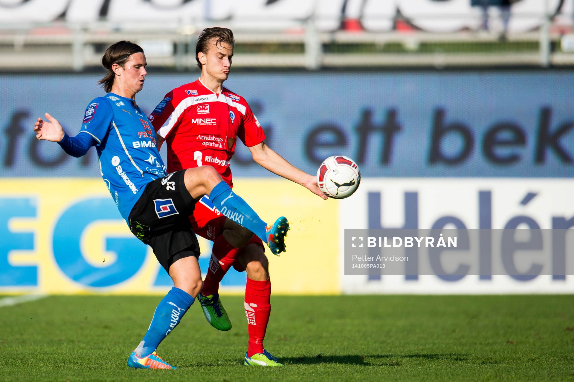 Halmstads Marcus Antonsson och Åtvidabergs Månz Karlsson