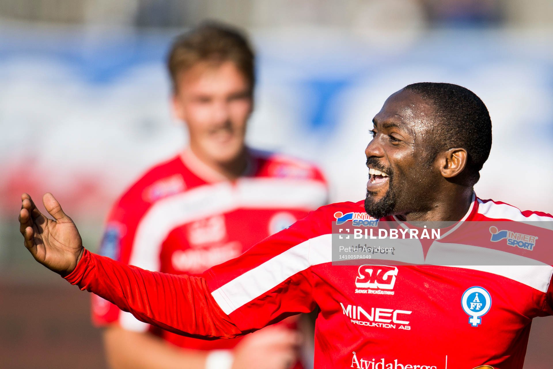 Åtvidabergs John Owoeri jublar