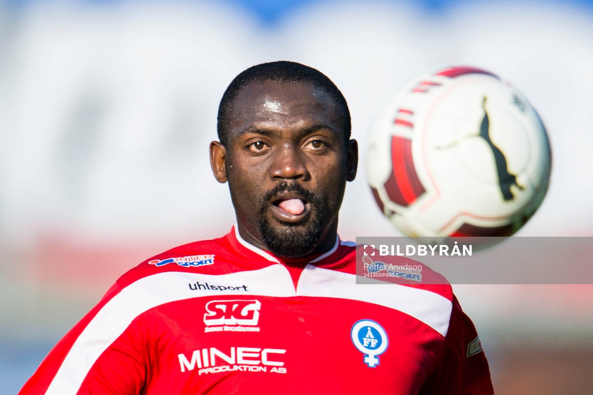under fotbollsmatchen i Allsvenskan mellan Halmstad och