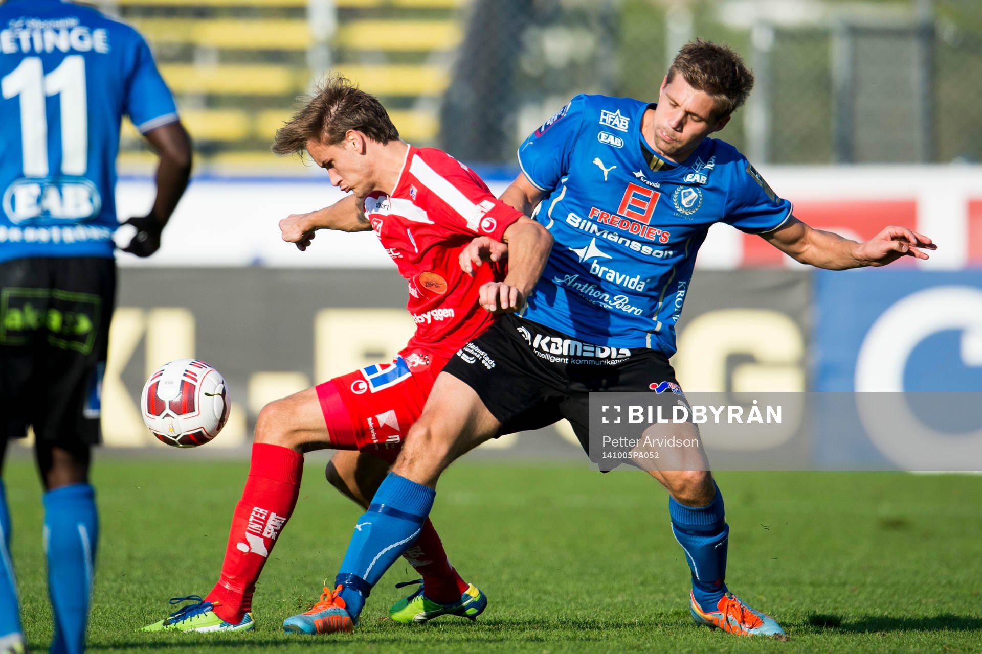 under fotbollsmatchen i Allsvenskan mellan Halmstad och