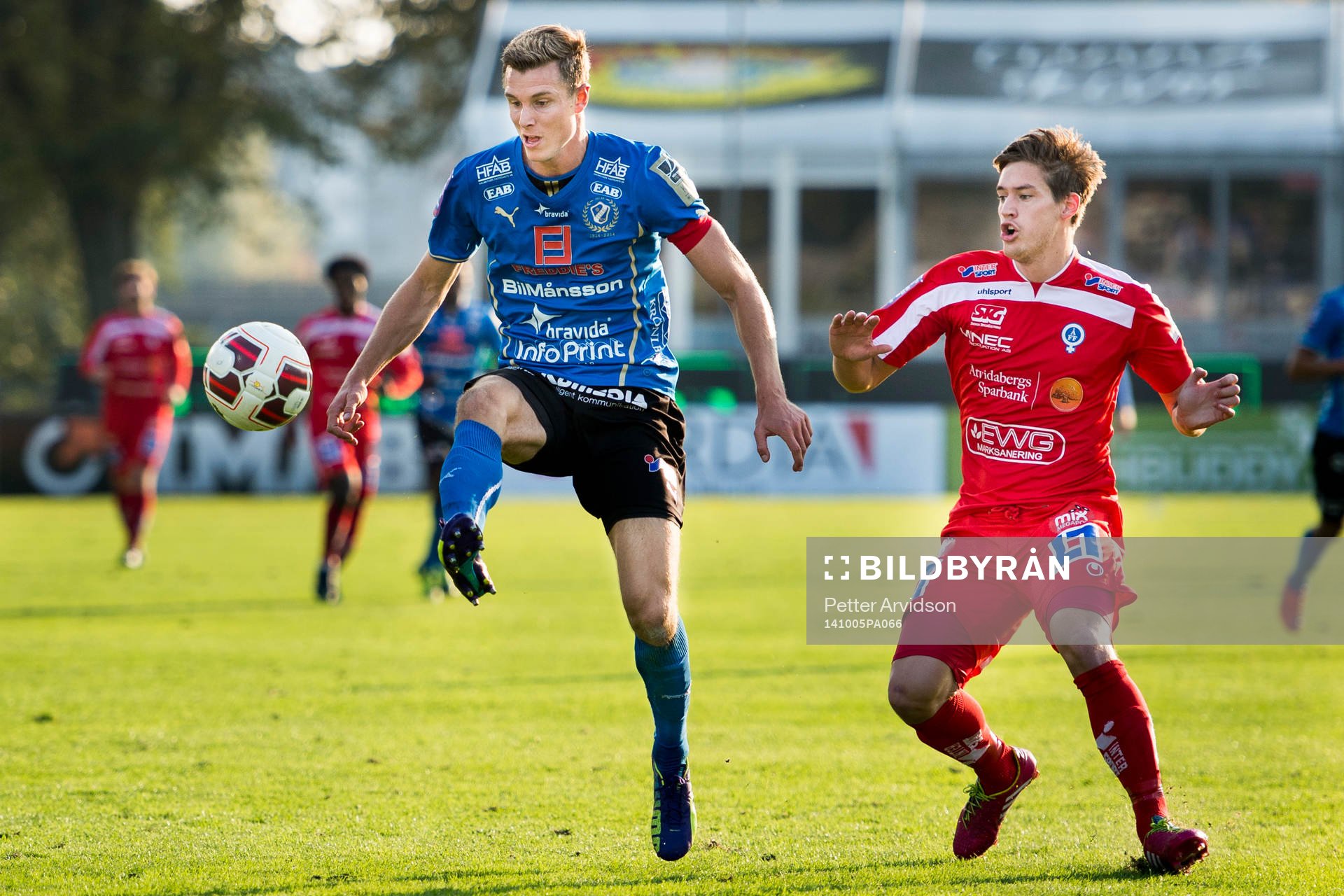 Halmstads Richard Magyar och Åtvidabergs Victor Sköld