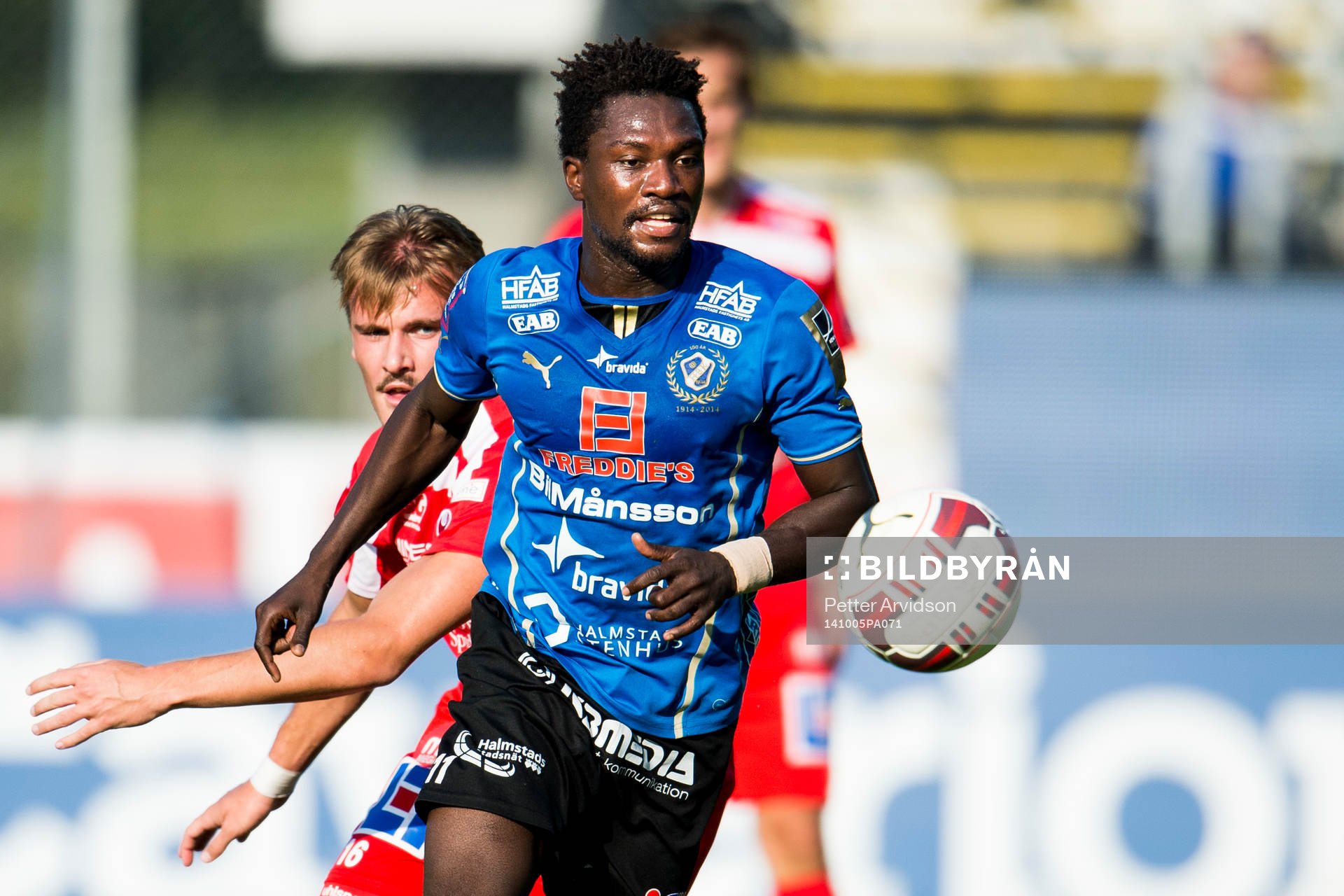 Halmstads King Osei Gyan och Åtvidabergs Pontus Nordenberg