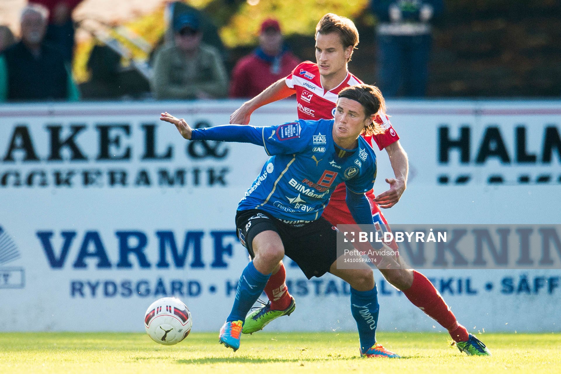 Halmstads Marcus Antonsson och Åtvidabergs Månz Karlsson