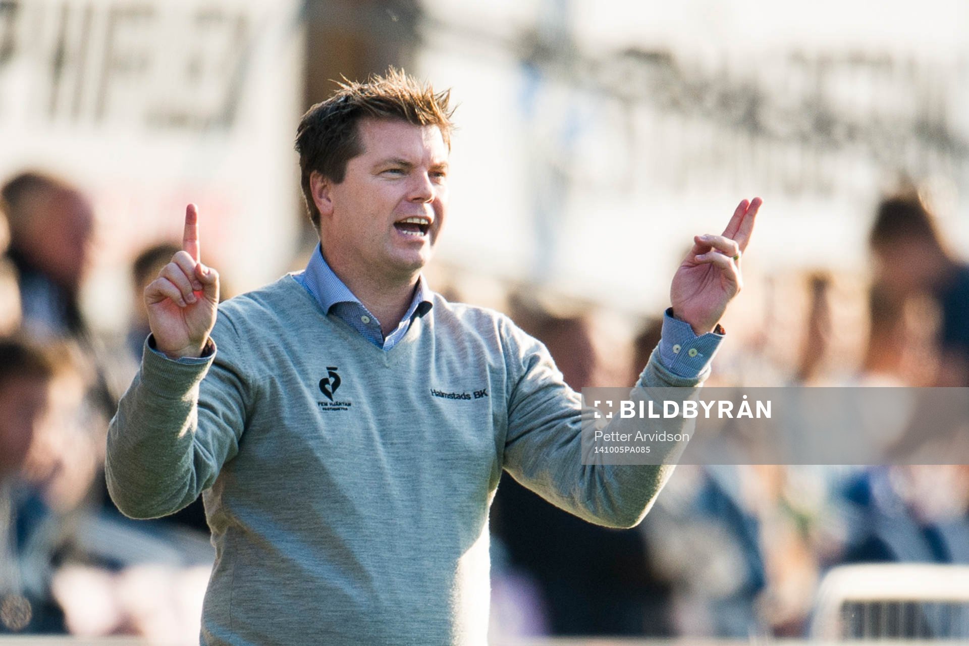 Halmstads tränare Jens Gustafsson